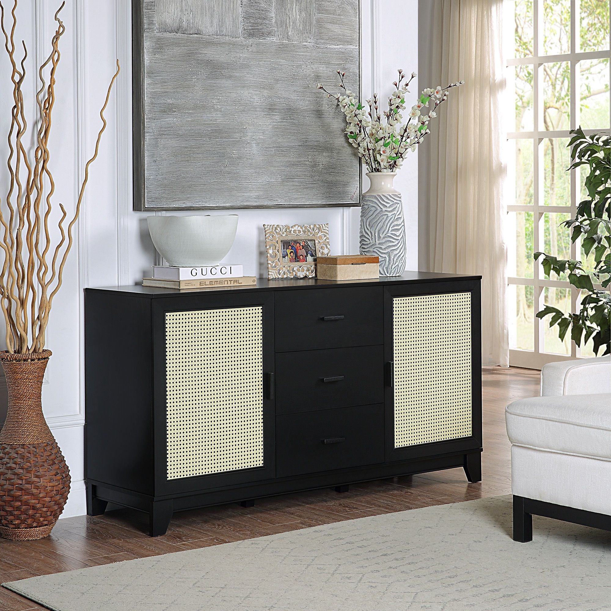 Sheridan - Modern Cane Design Sideboard