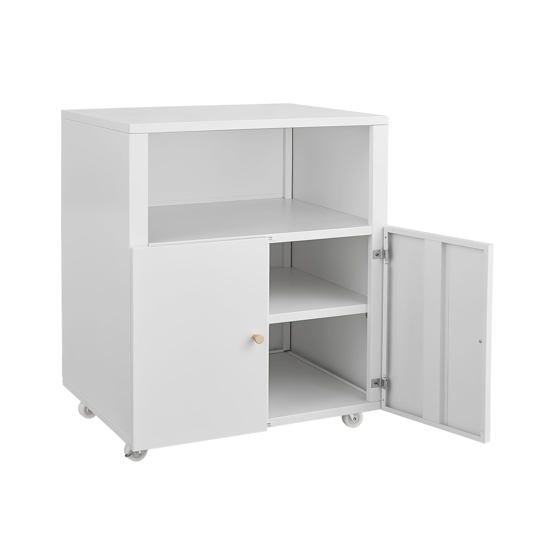 Home Office Printer Stand With Wheels And File Cabinet - Best Buy Furniture
