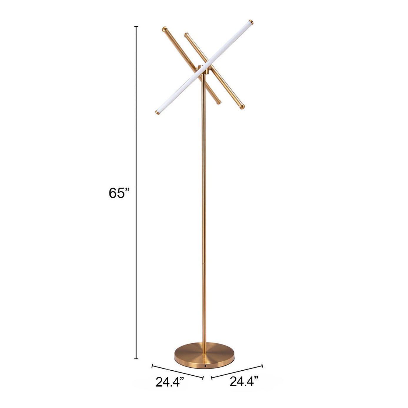 Garza - Floor Lamp - Brass