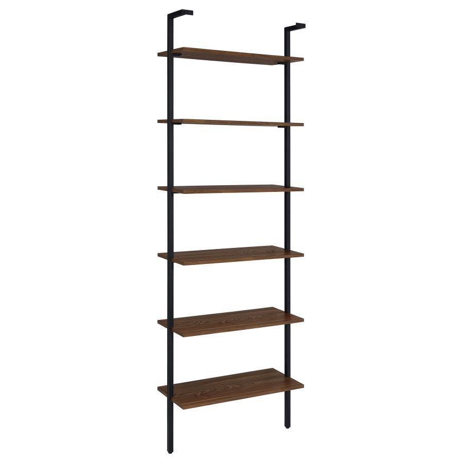 Owens - 3 Piece Wall Mounted Bookshelf Set - Walnut - Best Buy Furniture