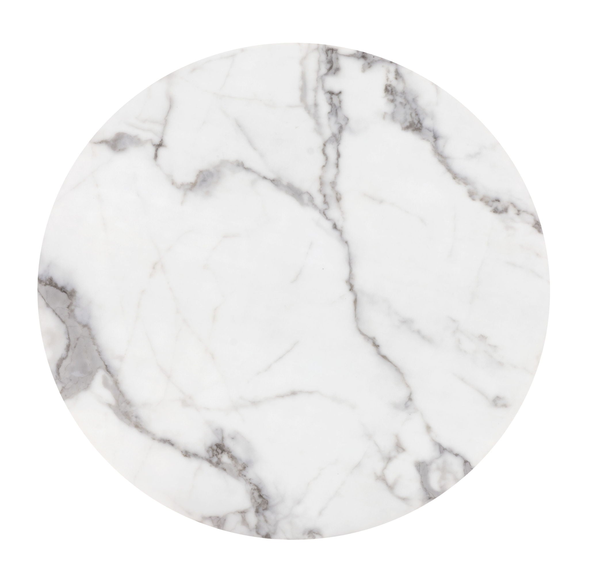 Tintern - Dining Table - White / Antique Brass