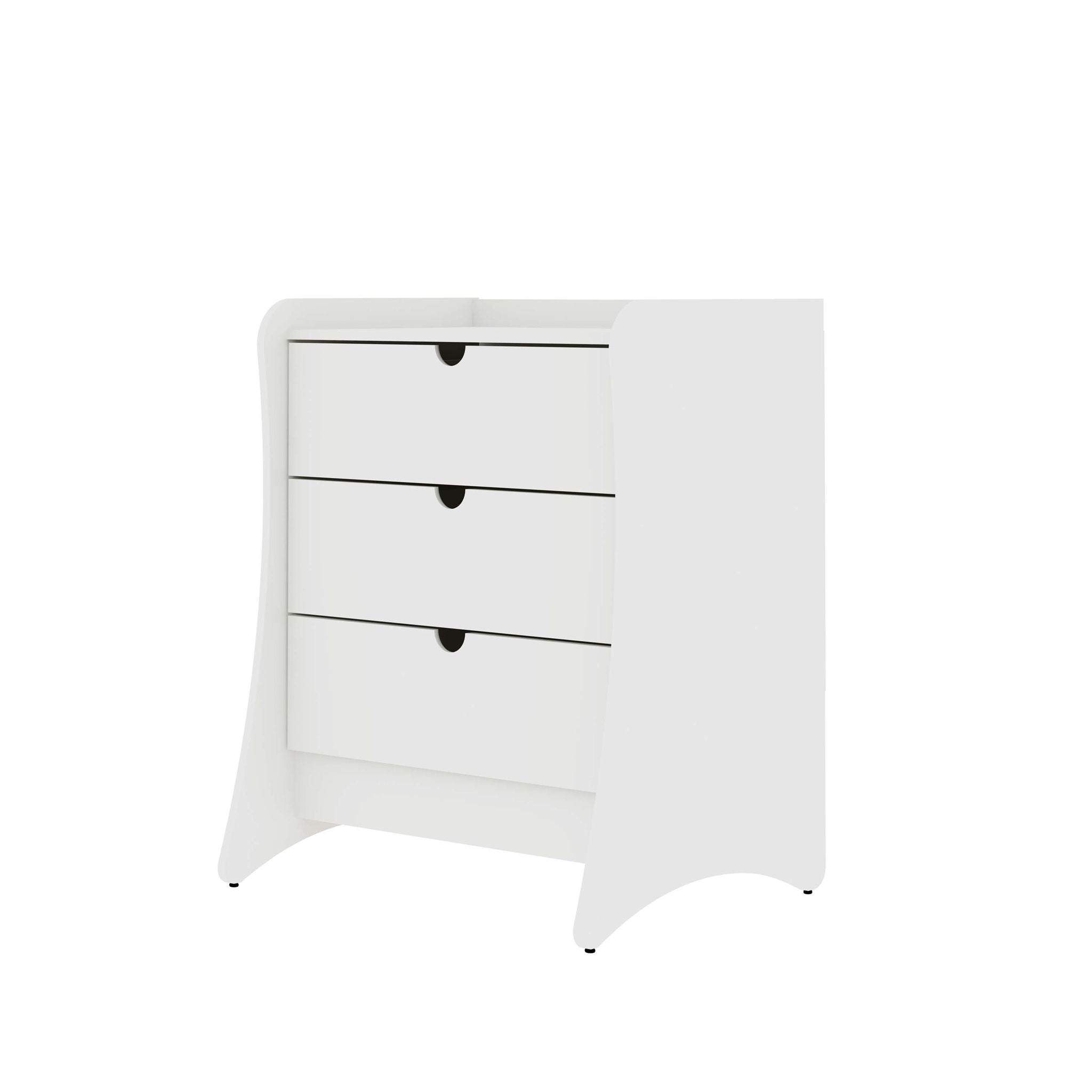 Coney - Nightstand With 3 Drawers