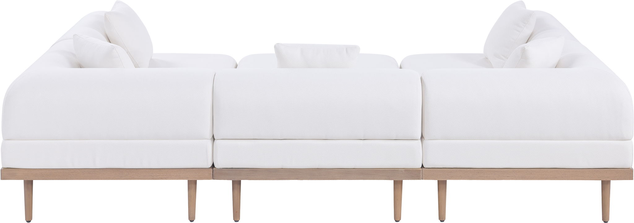 Laguna - 6 Piece 142" Outdoor Patio Modular Sectional