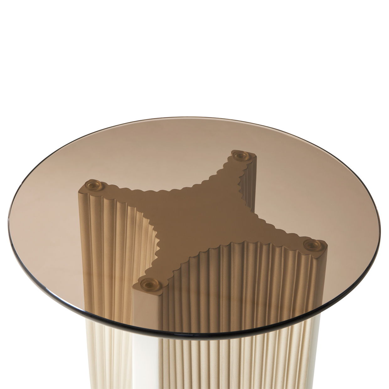 La Marisia - Accent Table - Creamy Pearl