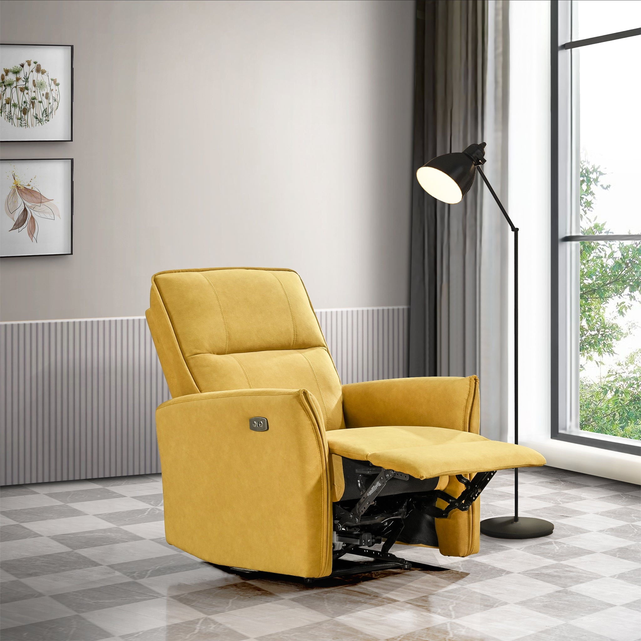 Asheville - Suede Recliner Chair