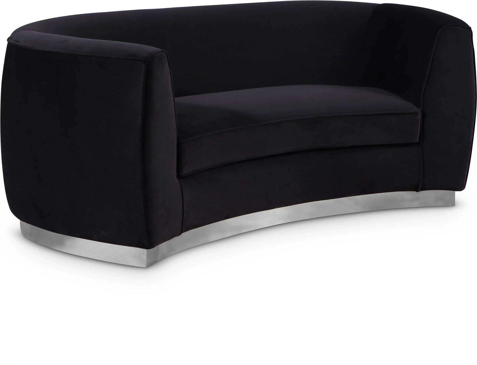 Julian - Loveseat with Chrome Base - Best Buy Furniture