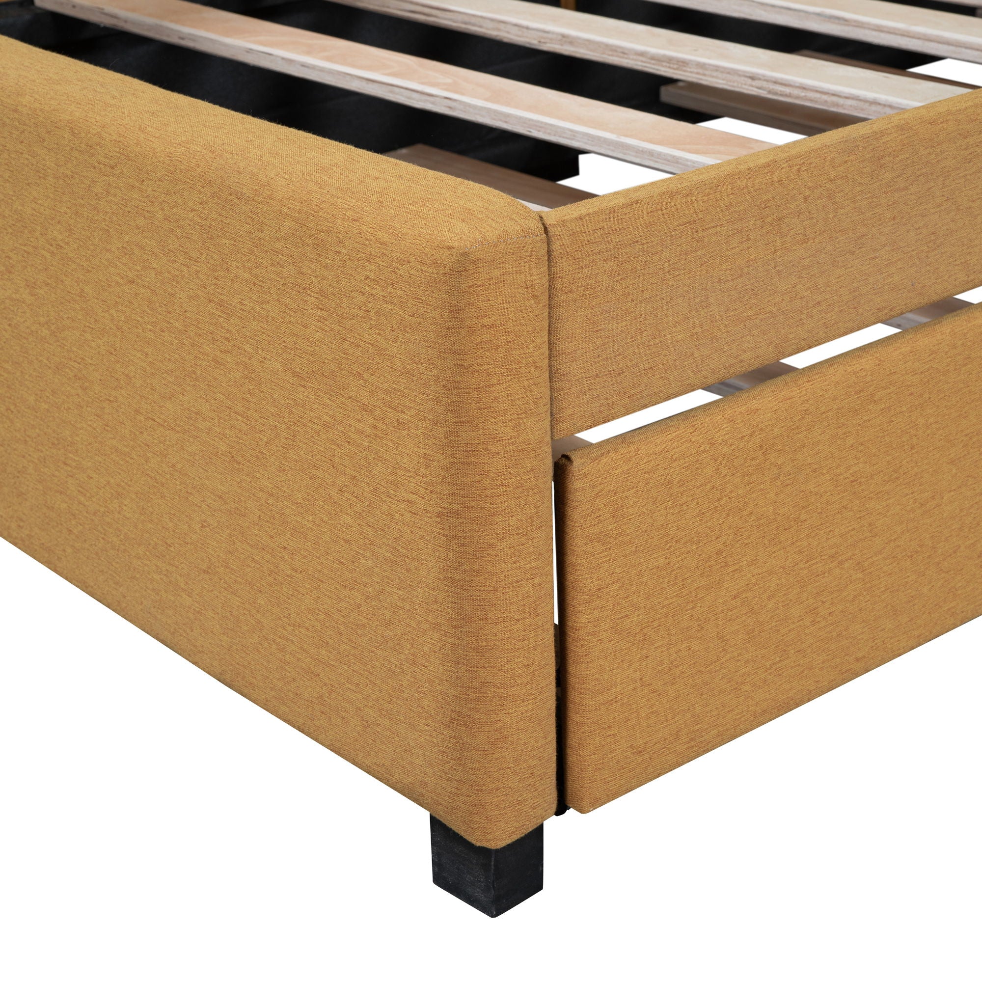 Upholstered Daybed, Sofa Bed Frame, No Box Spring Needed