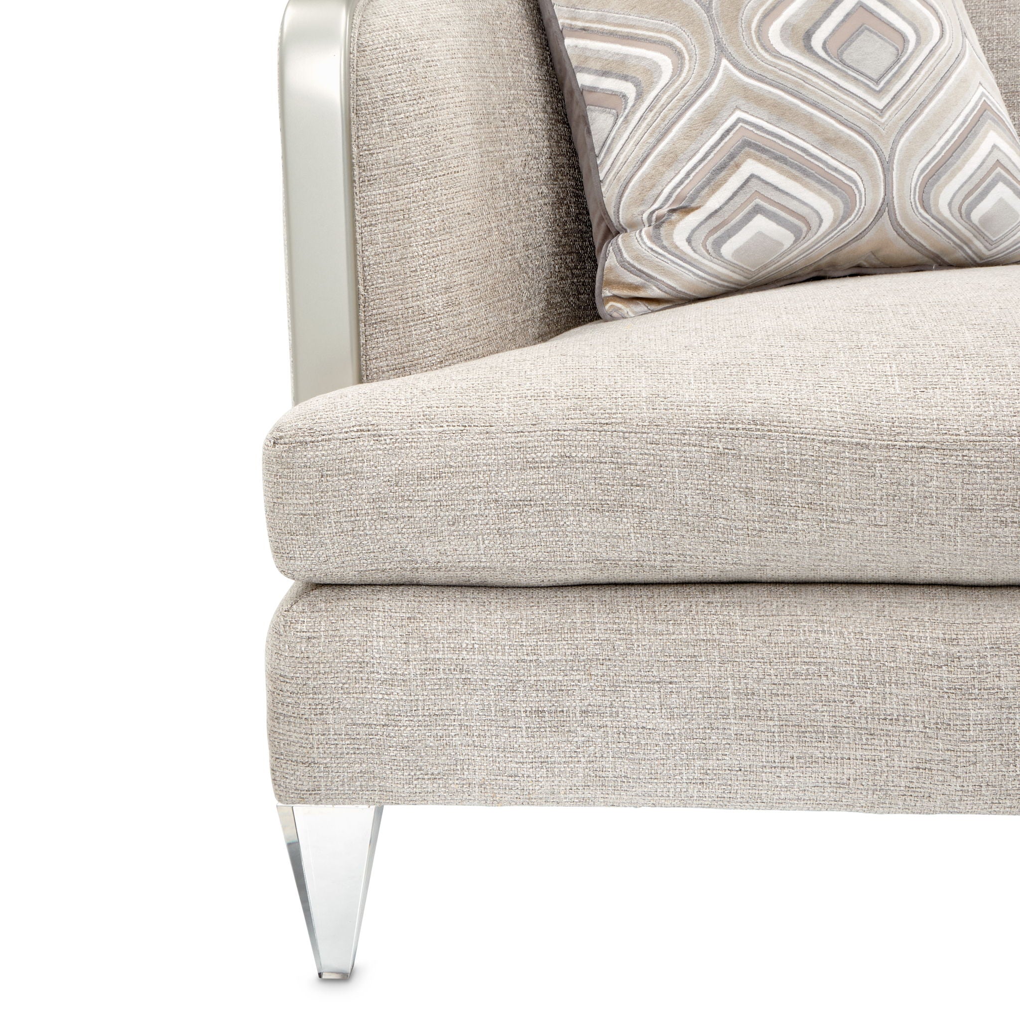 Camden Court - Chair And Half - Flax/Platinum