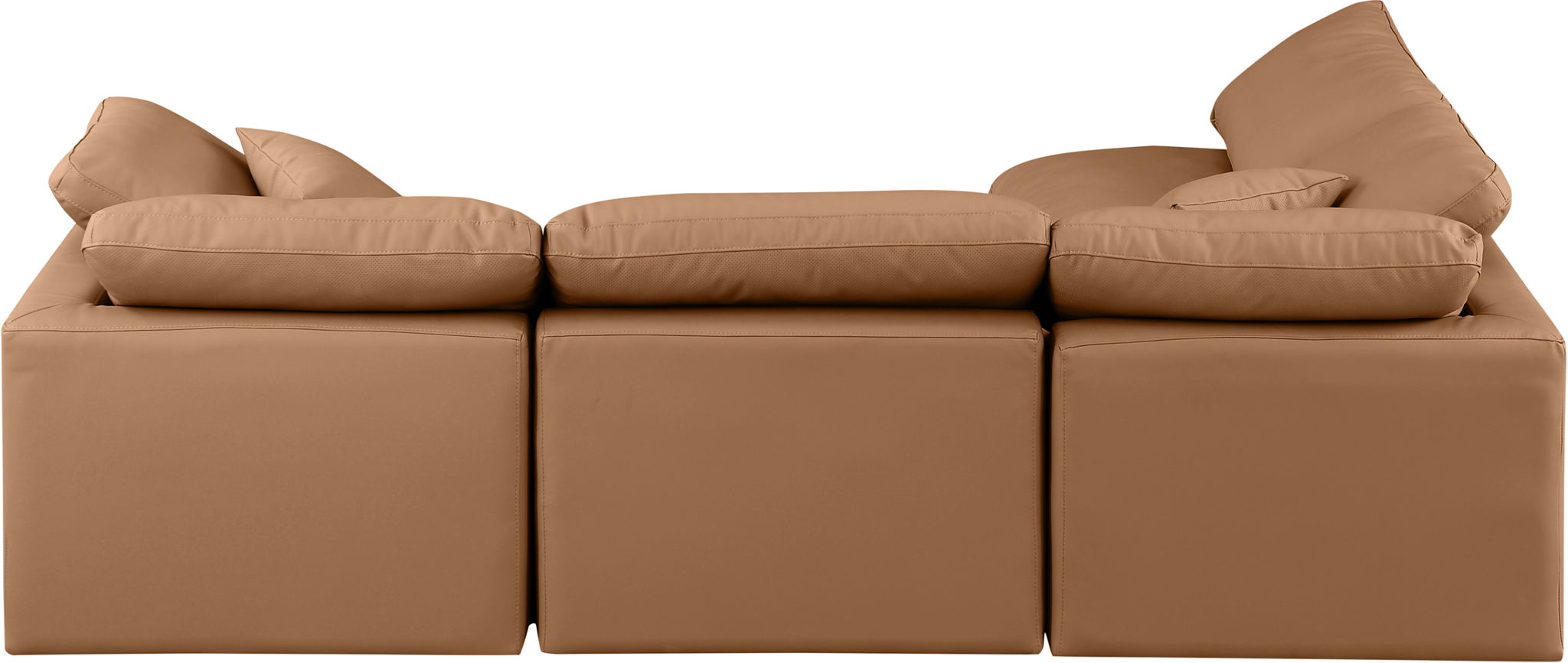 Indulge - Faux Leather 4 Piece Modular Sectional