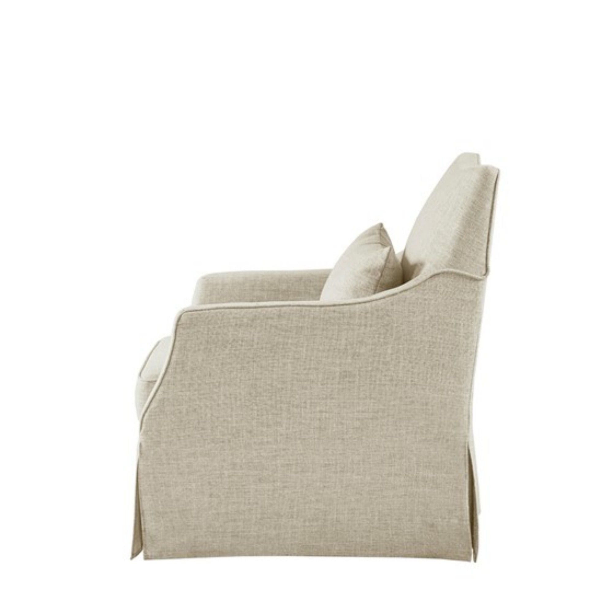 Traditional Design London Skirted Swivel Chair - Best Buy Furniture
