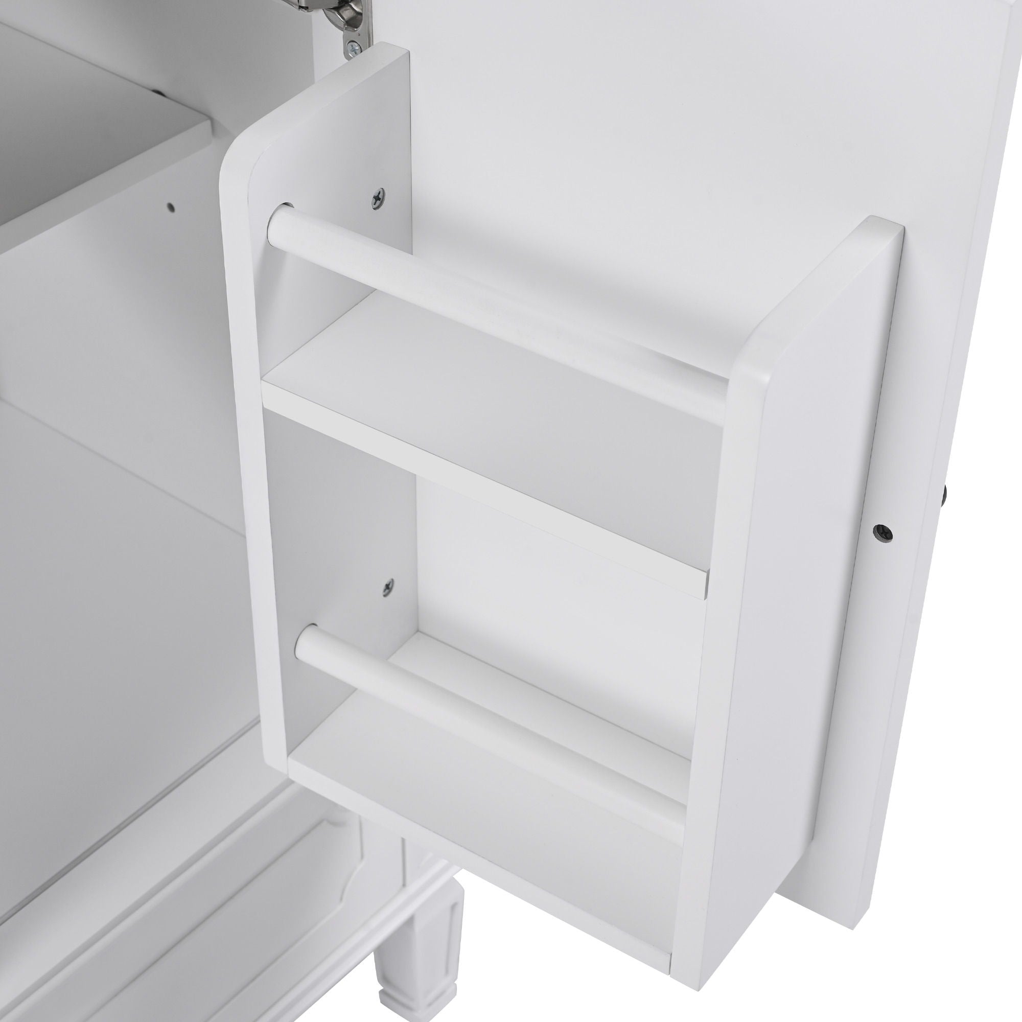 Vintage Style Bathroom Vanity With Sink, Multi Functional Storage, Soft-Closing Door - Best Buy Furniture