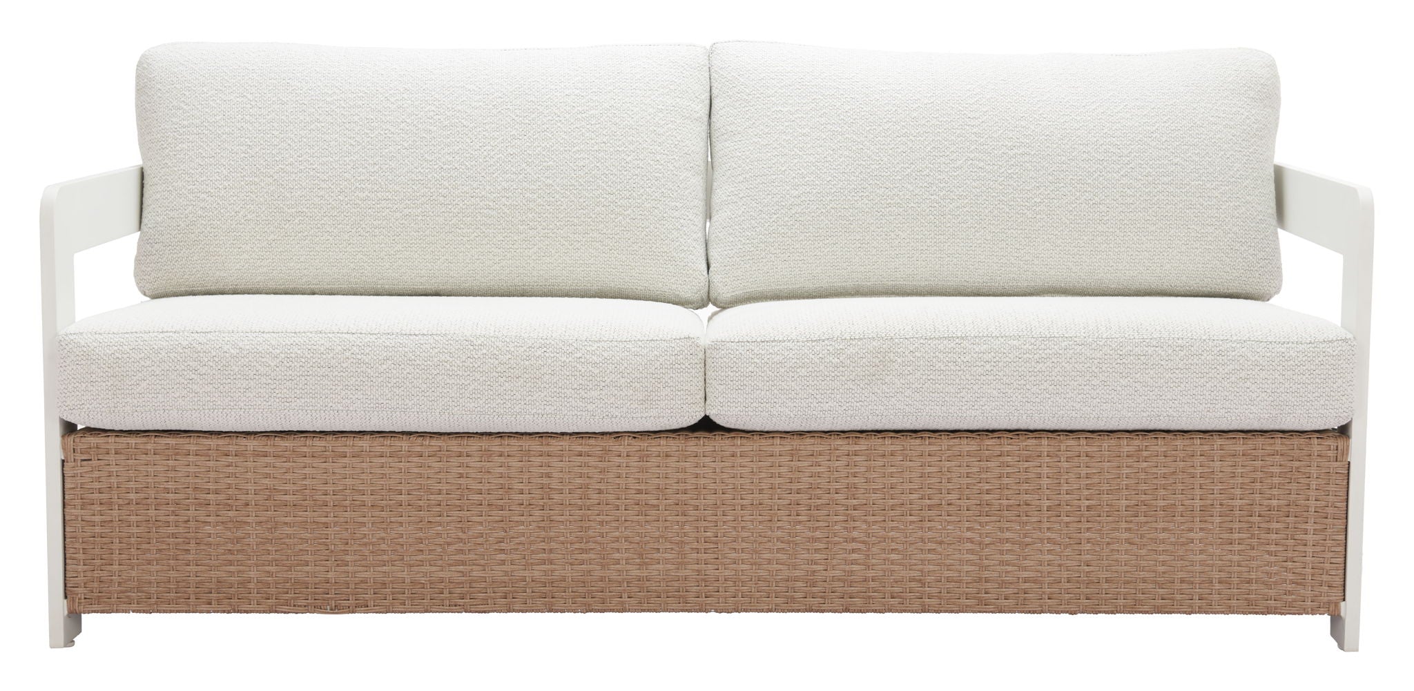 Gelo - Outdoor Sofa - White / Brown