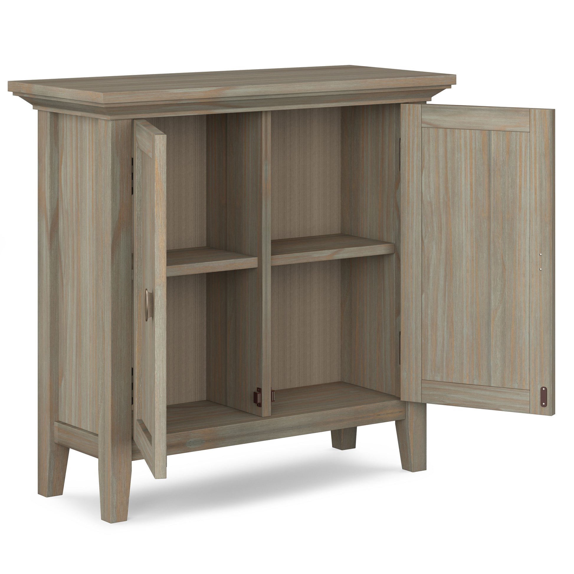 Redmond - Handcrafted Low Storage Cabinet - Best Buy Furniture