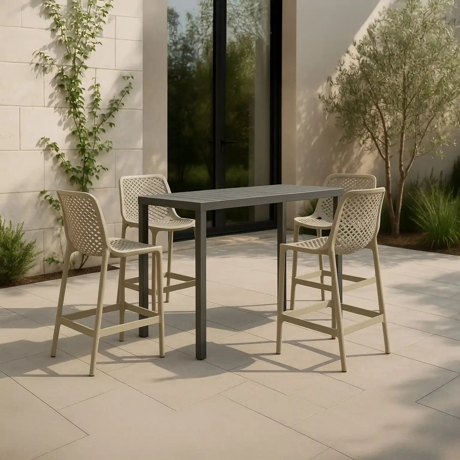 Mykonos - Outdoor Patio Stool (Set of 2)