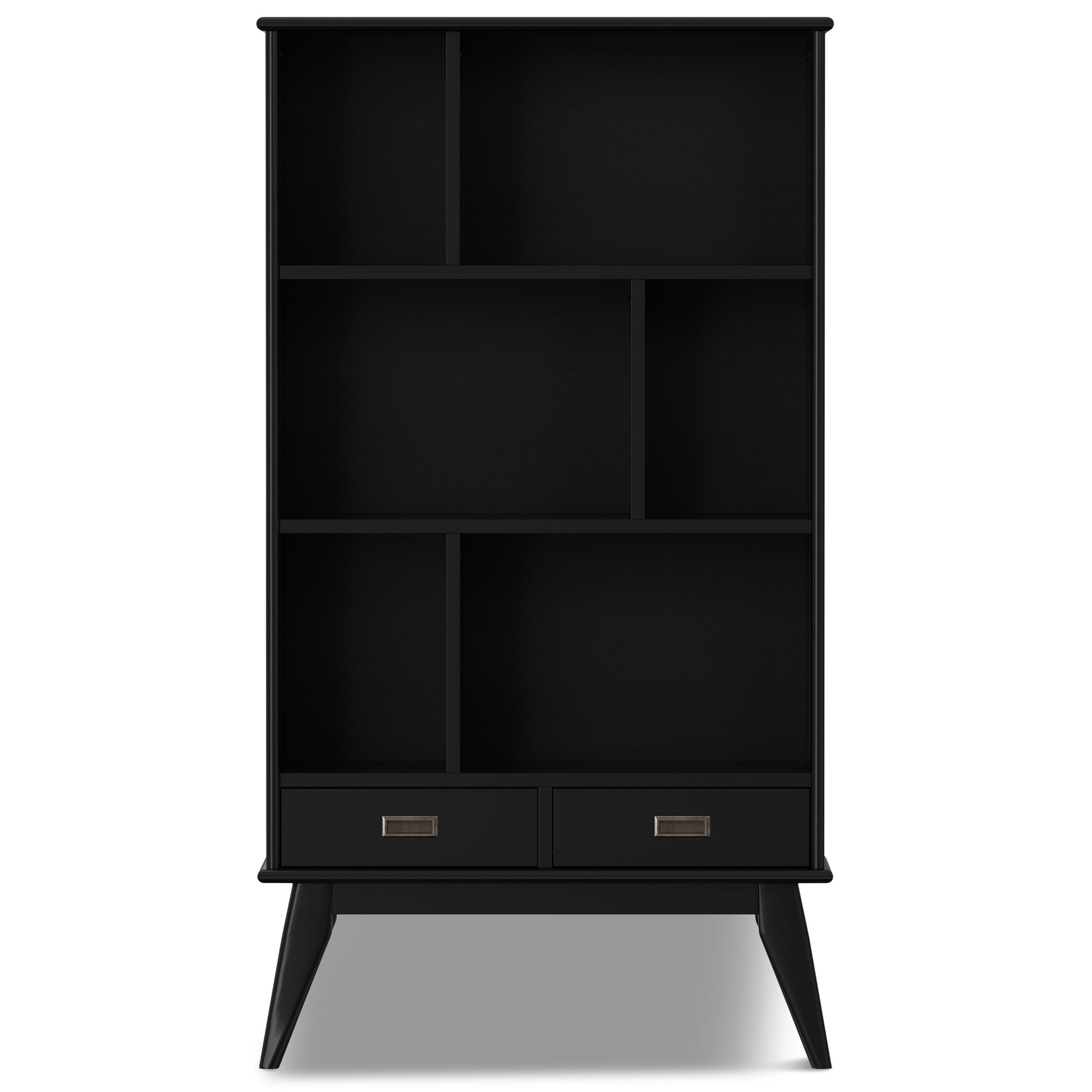 Draper - Mid Century Wide Bookcase And Storage Unit - Best Buy Furniture