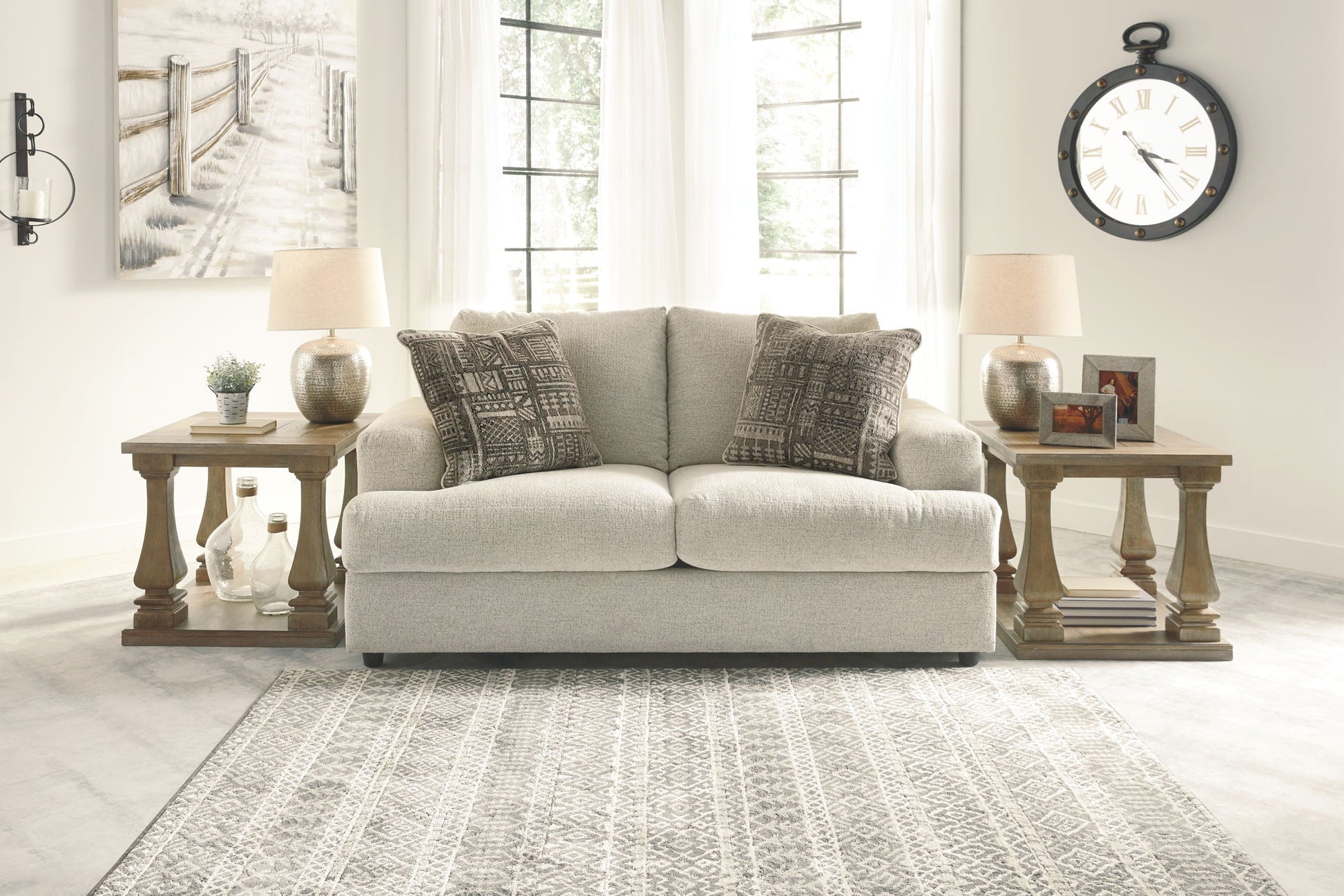 Soletren - Stationary Loveseat - Best Buy Furniture
