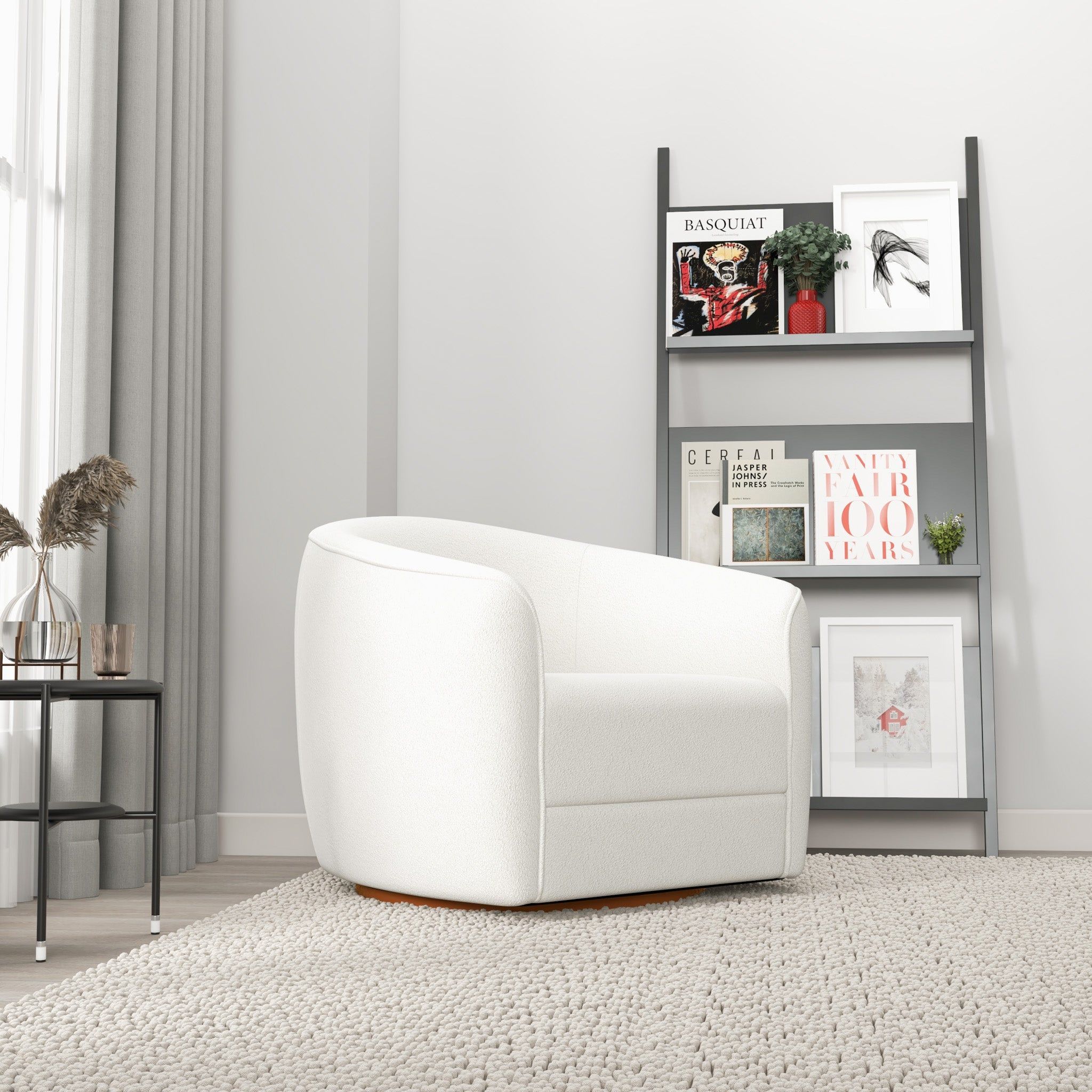 Elise - Mid-Century Modern Swivel Chair