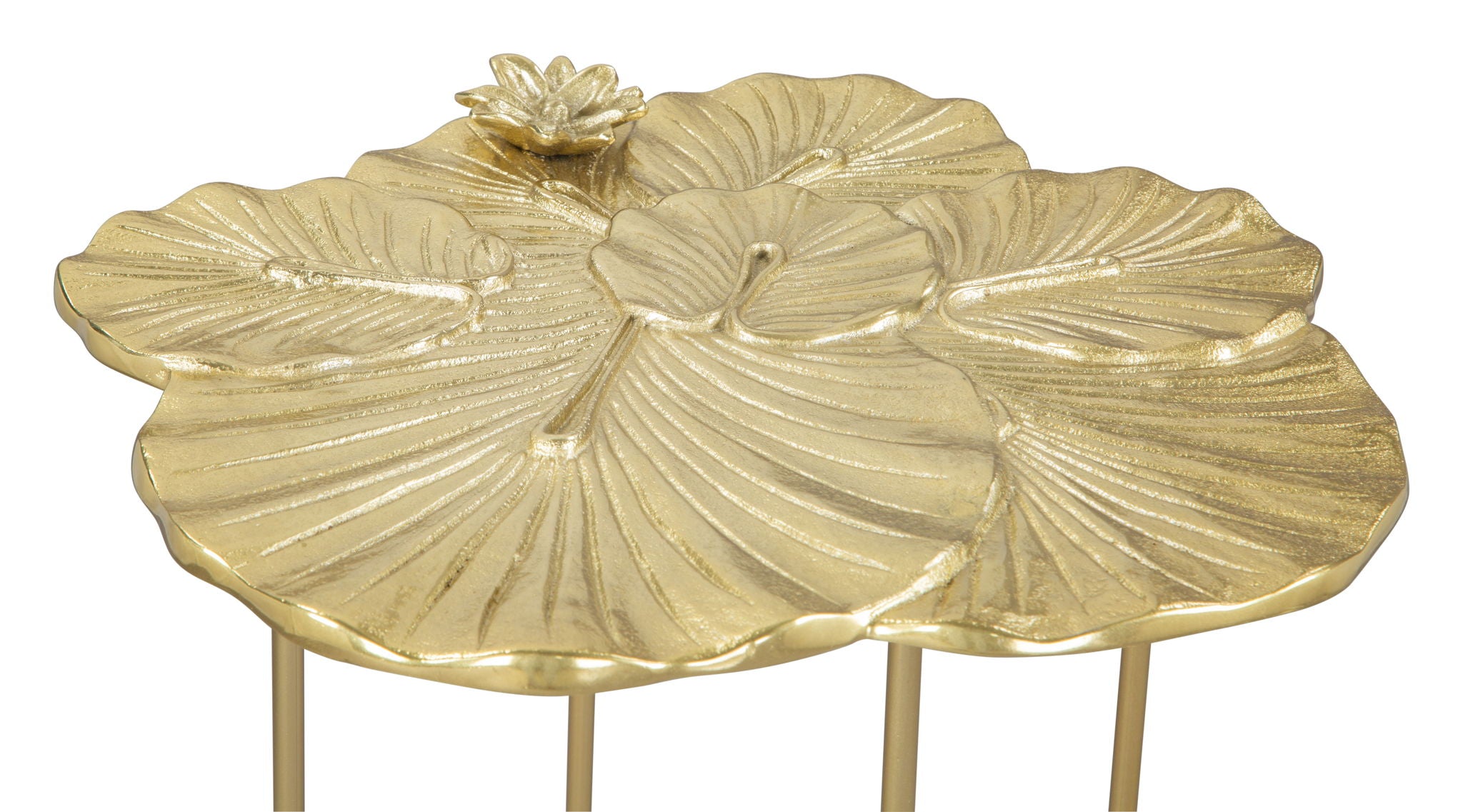 Lotus - Side Table - Gold