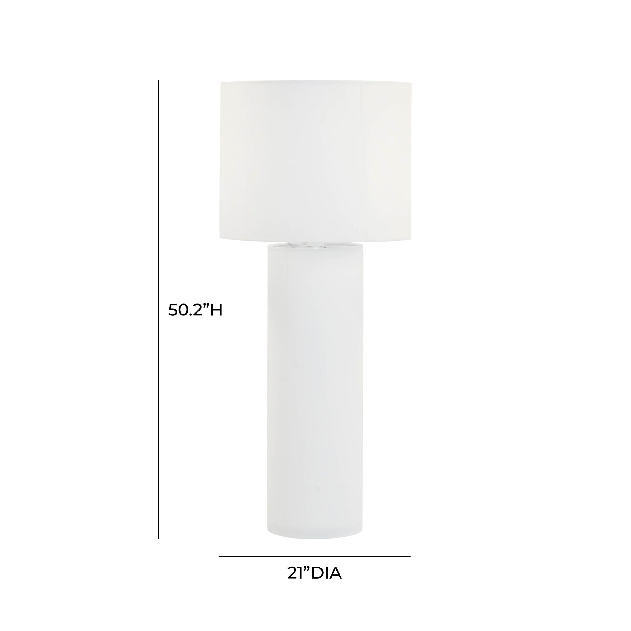 Cleopatra - Linen Floor Lamp - Cream