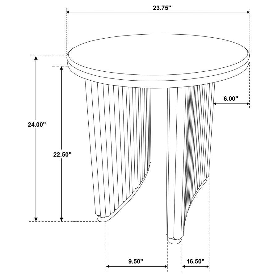 Adina - Round Wood Table