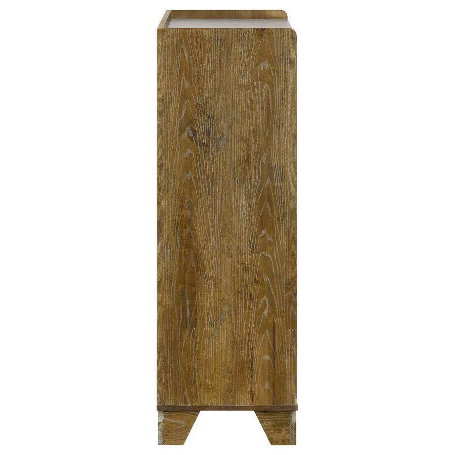 Henderson - 5-Drawer Bedroom Chest Of Drawers - Medium Oak