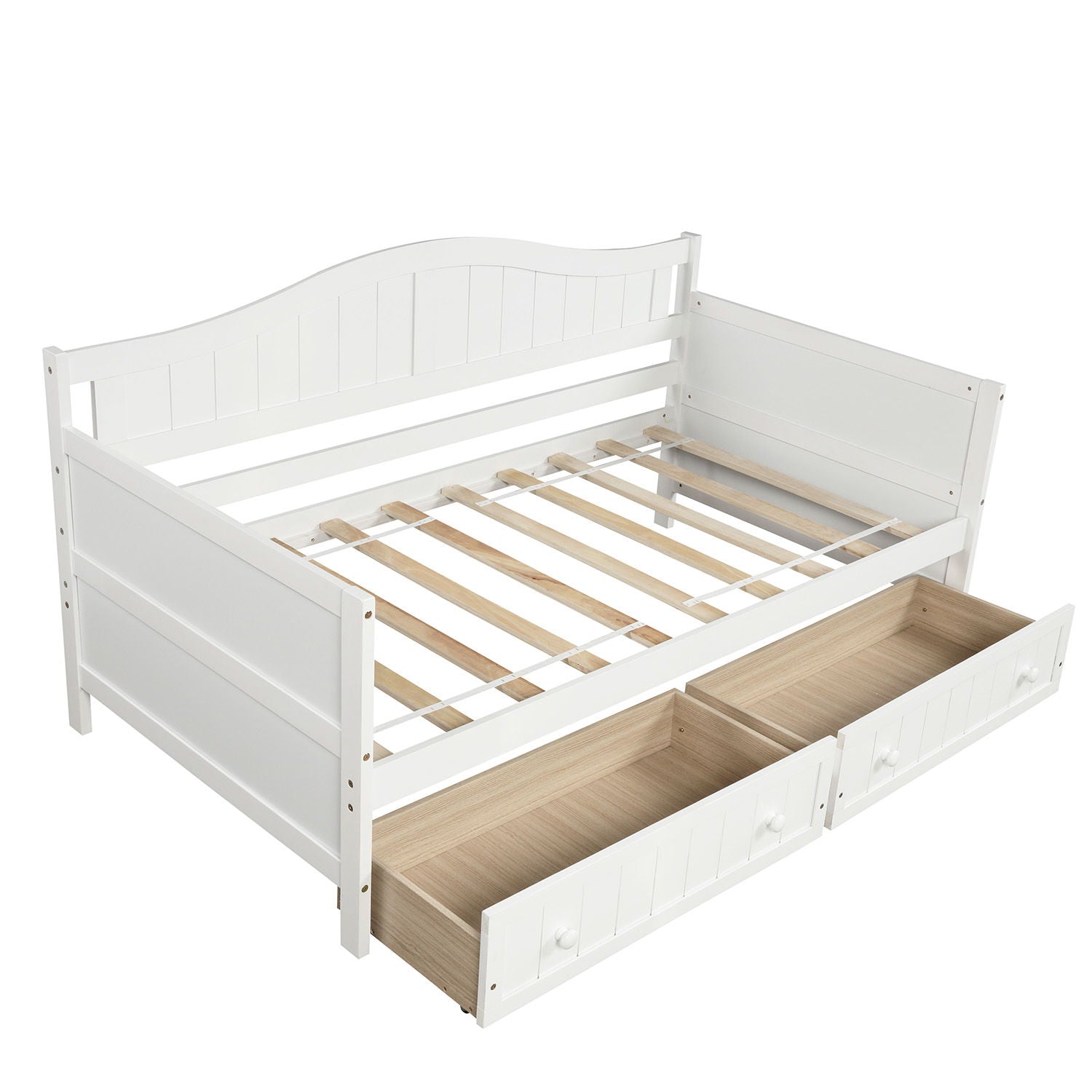 Wooden Daybed, Sofa Bed, No Box Spring Needed