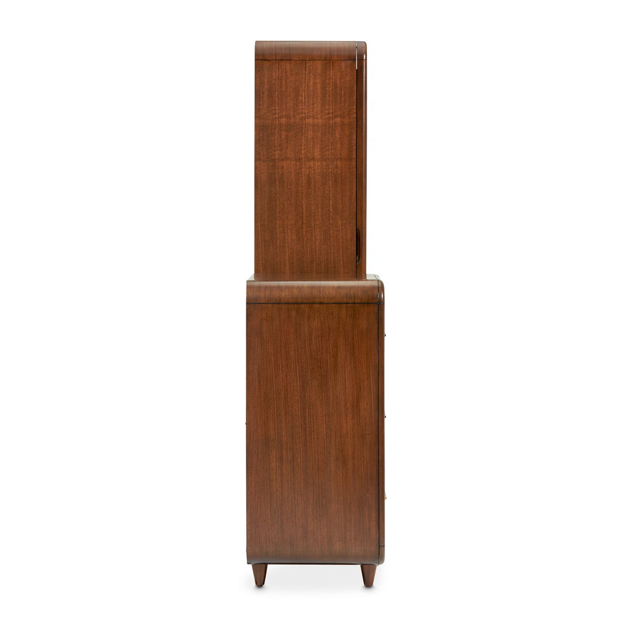 Mason Park - Chest With Storage Mirror - Umber - Best Buy Furniture