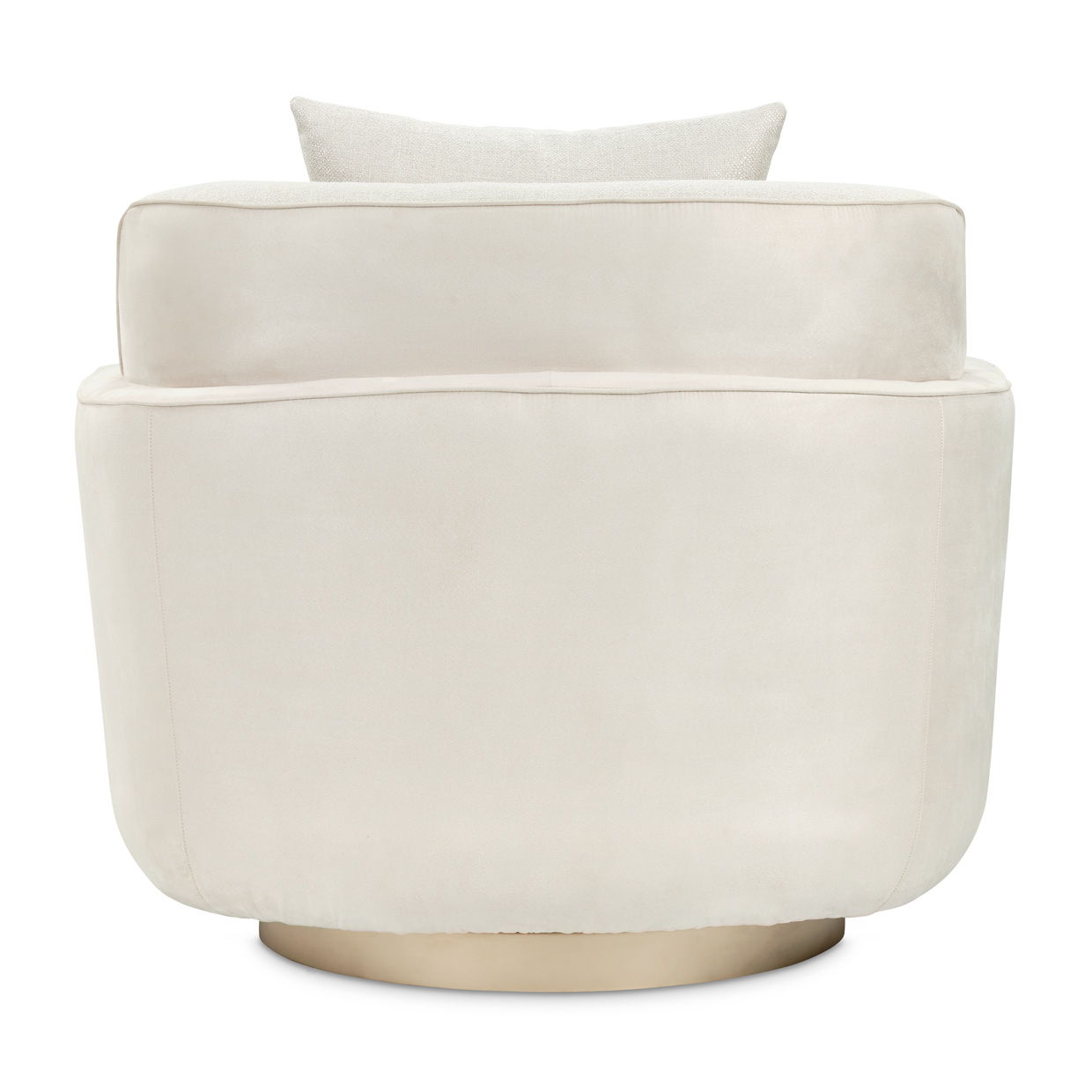 Aurora - Swivel Accent Chair - Linen/Moonlight