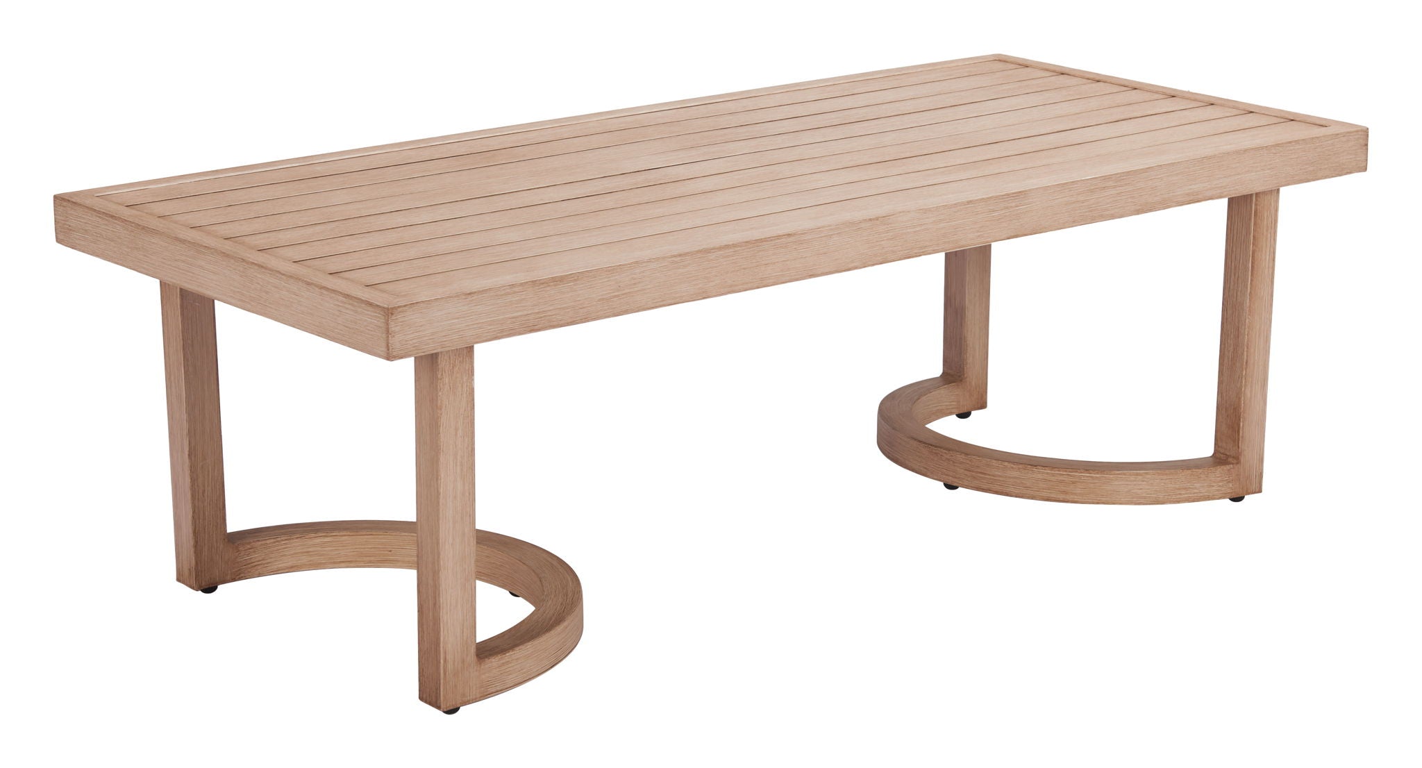 Leto - Outdoor Coffee Table - Brown