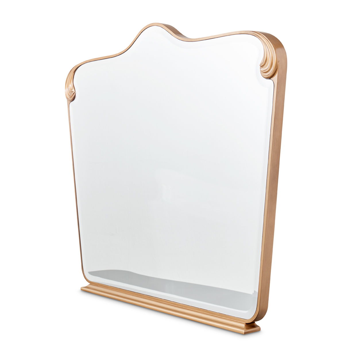 Camellia Field - Dresser Mirror - Warm Pecan
