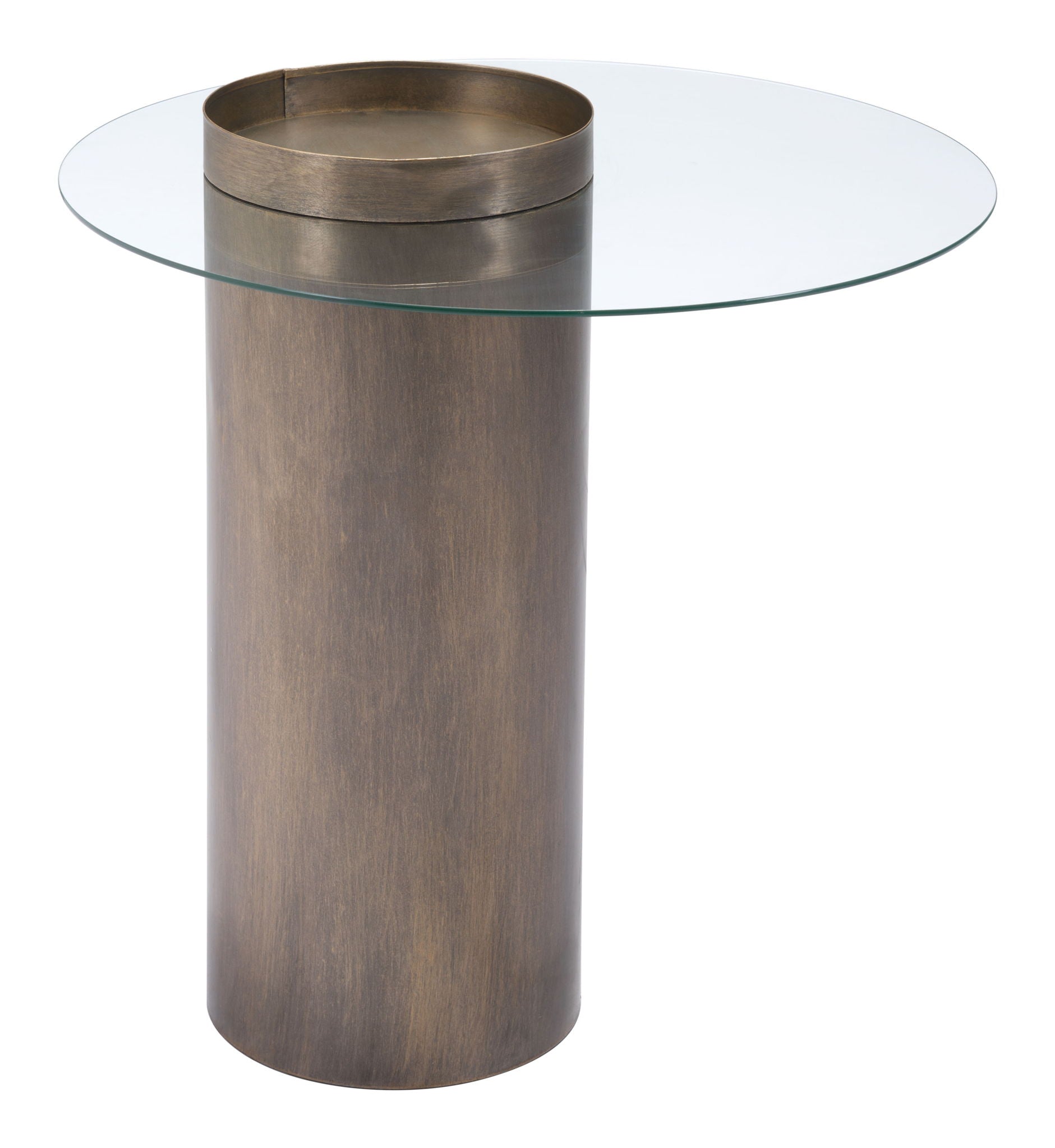 Emi - End Table - Antique Gold