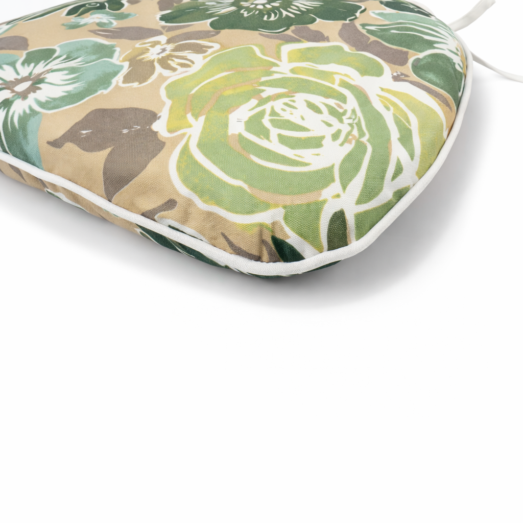 Outdoor Patio Chair Cushions, Water-Repellent U-Shape Thick Foam Seat Cushions with Ties