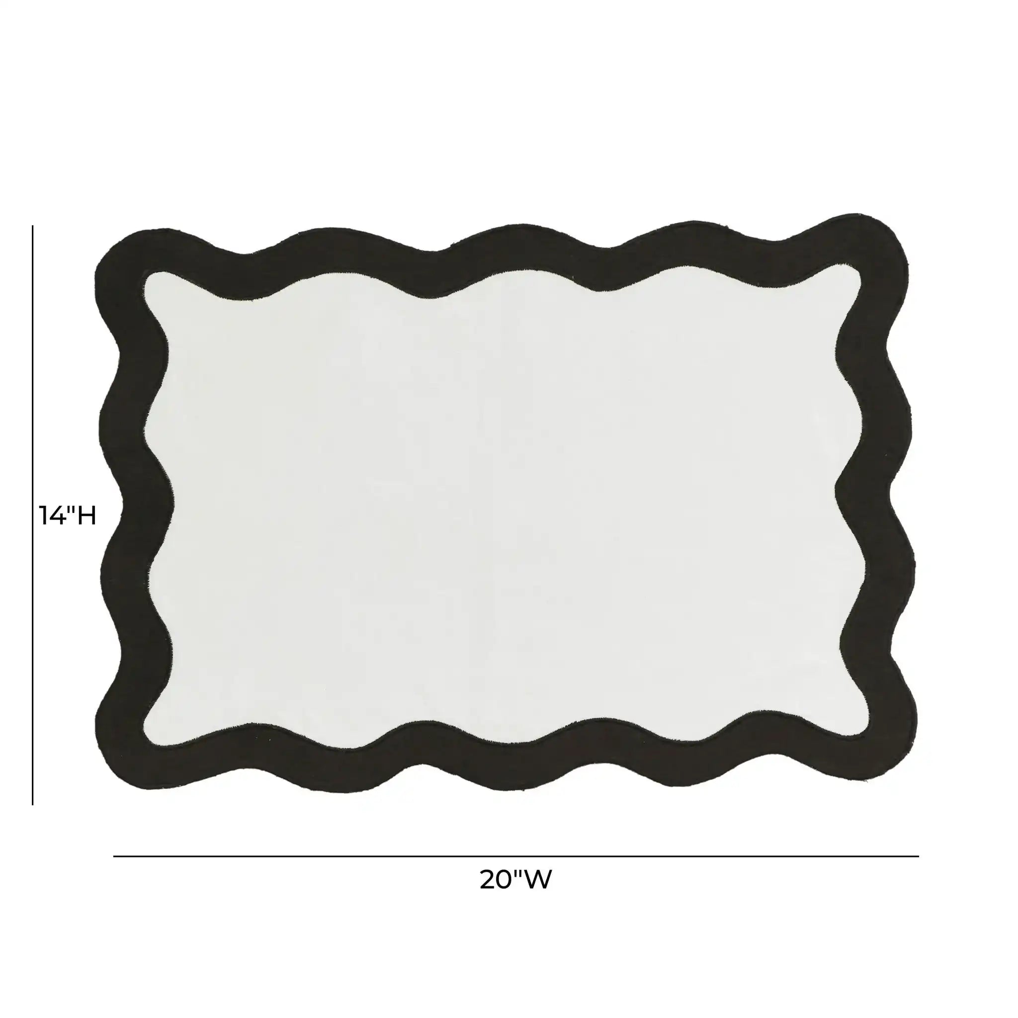 Scalloped Edge - Cotton Placemat (Set of 4)