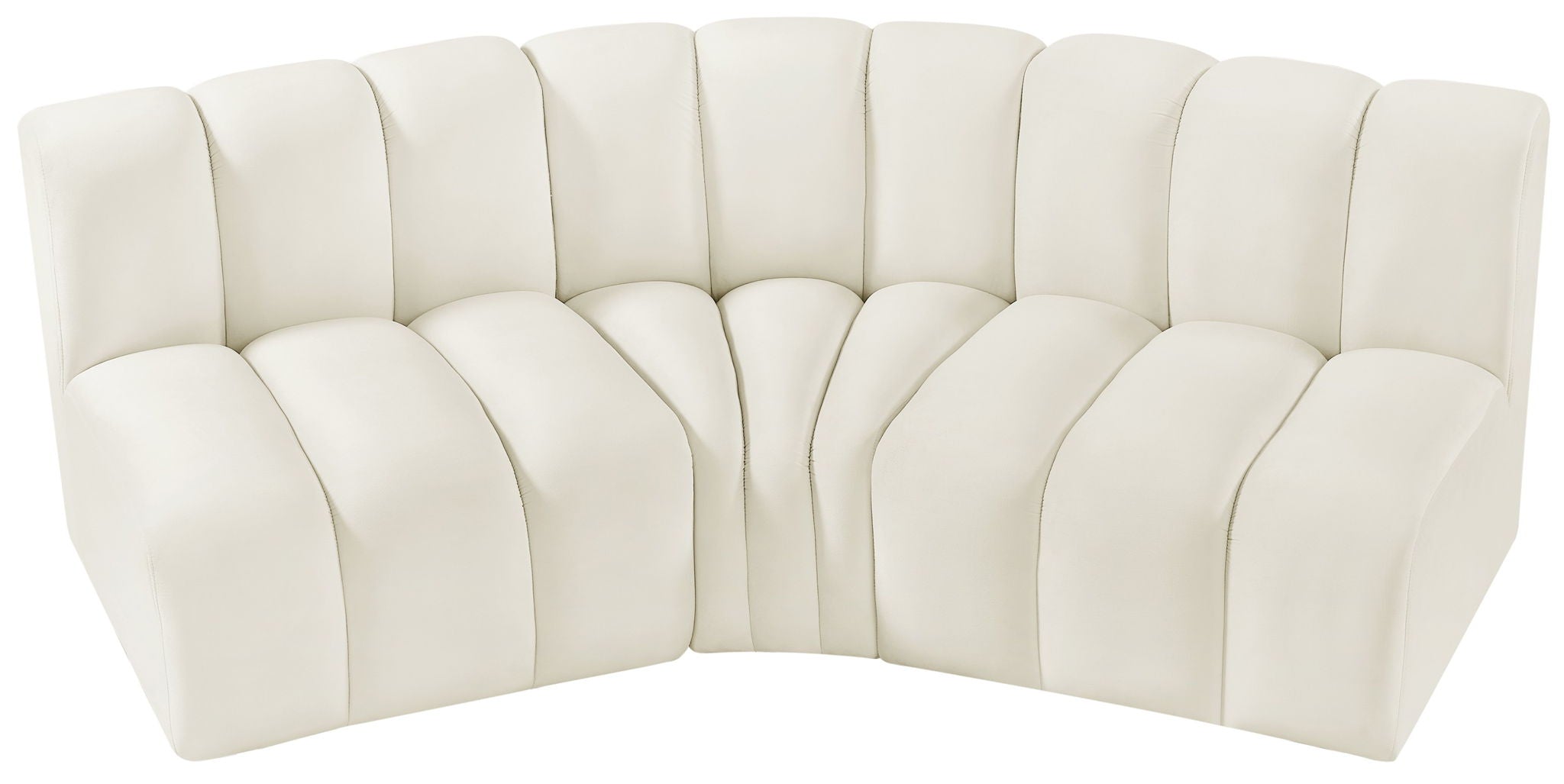 Arc - Velvet 3 Piece Modular Corner Sofa