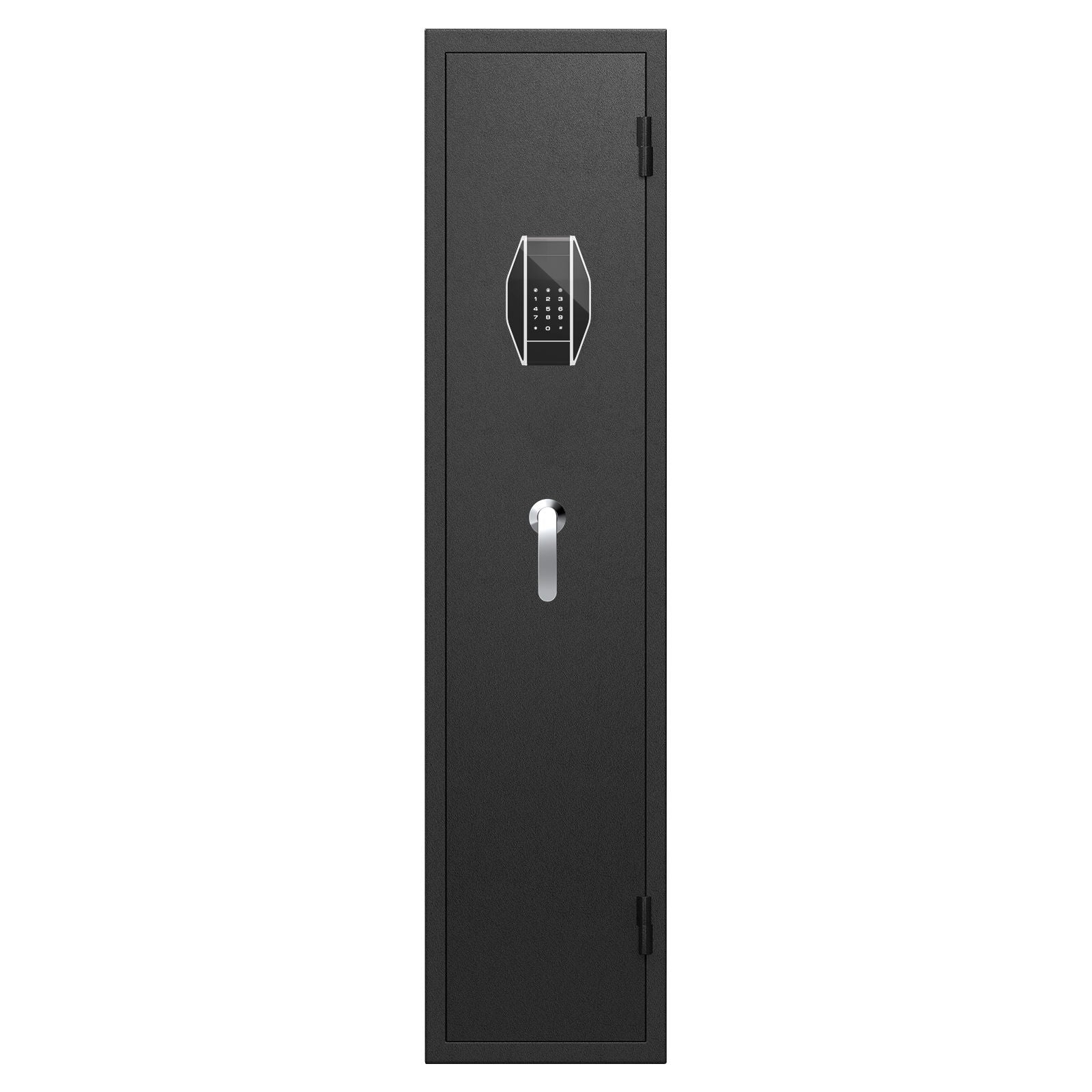 3 - 4 Gun Safe For Rifles And Pistols, Quick Access Password Gun Safe, High Security Metal Rifle Safe Locker With Removable Shelf And 2 Adjustable Gun Slots - Black - Best Buy Furniture