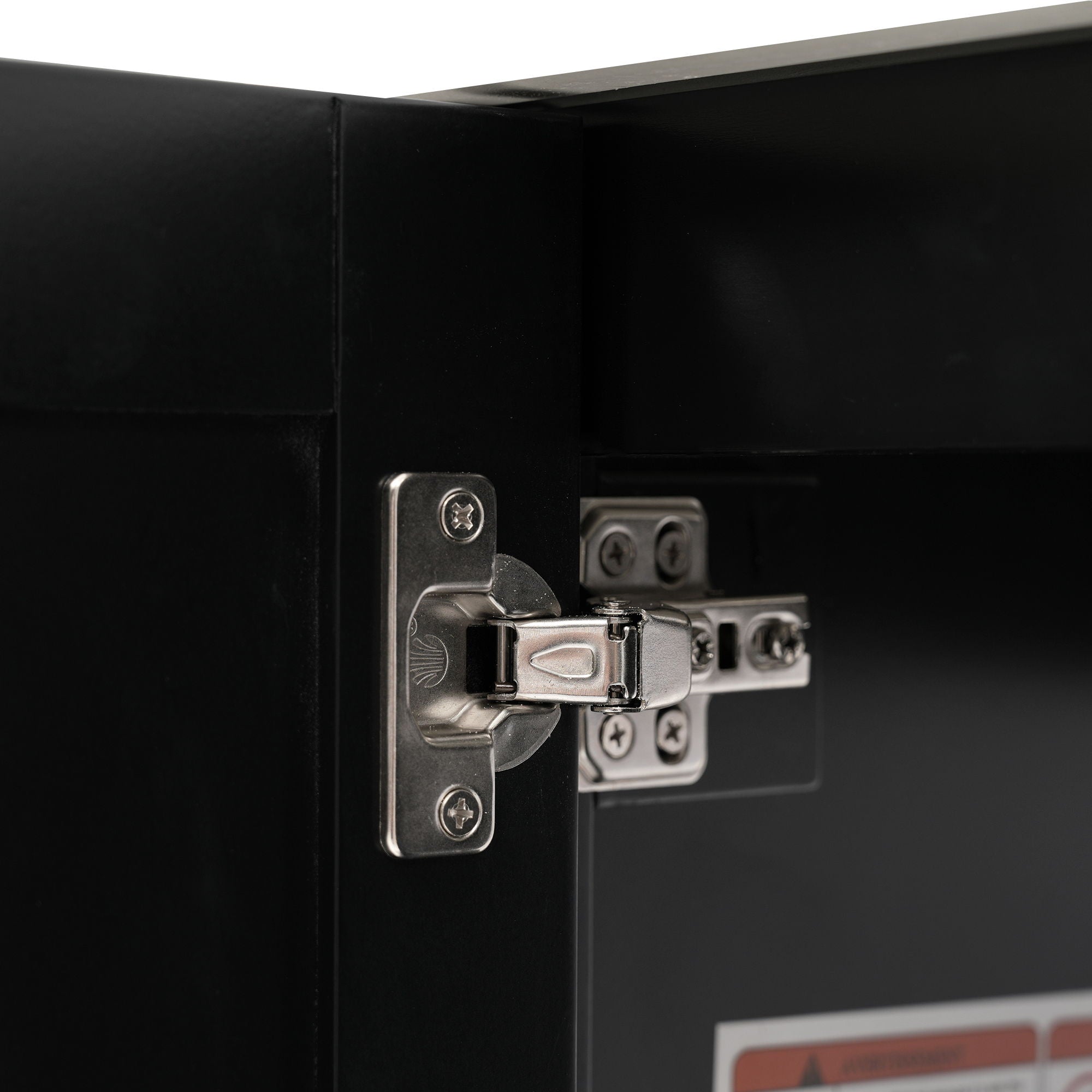 Bathroom Vanity With Sink, Frame And Drawer - Black