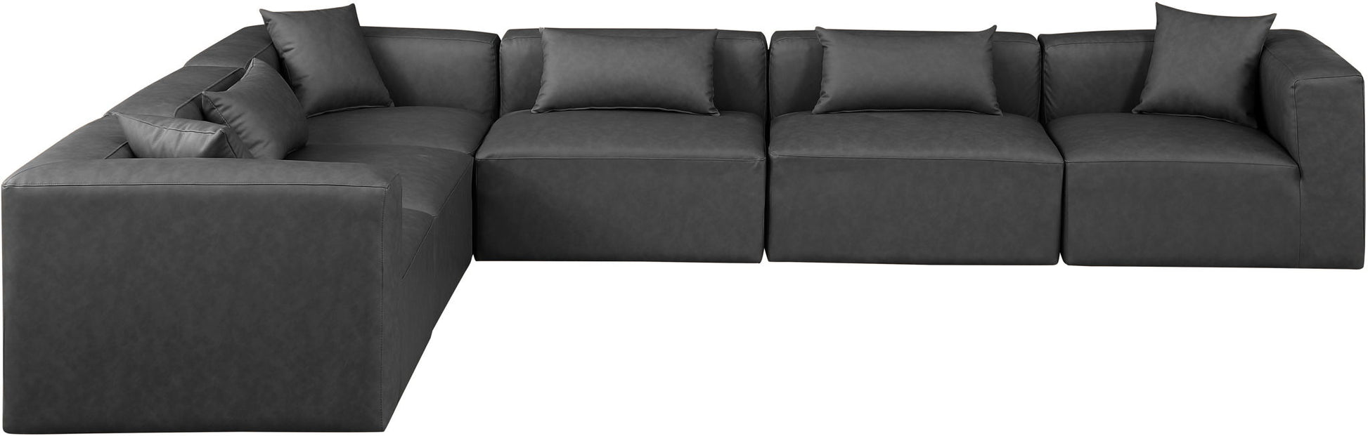 Cube - 6 Piece Modular Corner Sectional - Best Buy Furniture