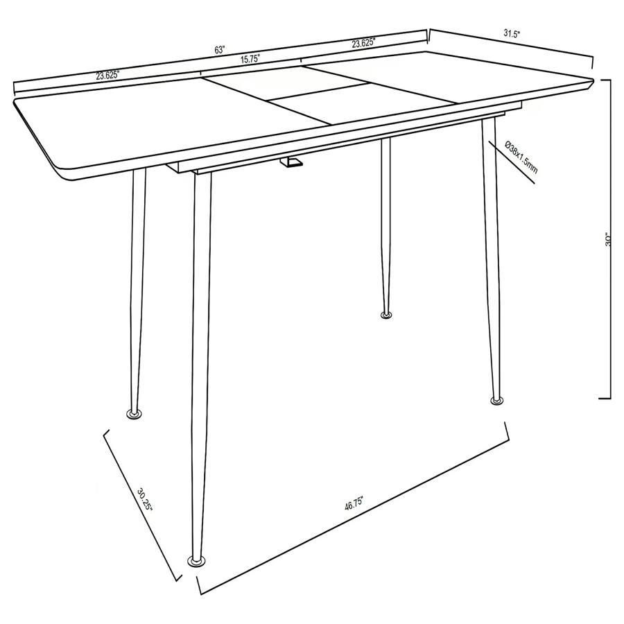 Horizon - Dining Set With Extension Table
