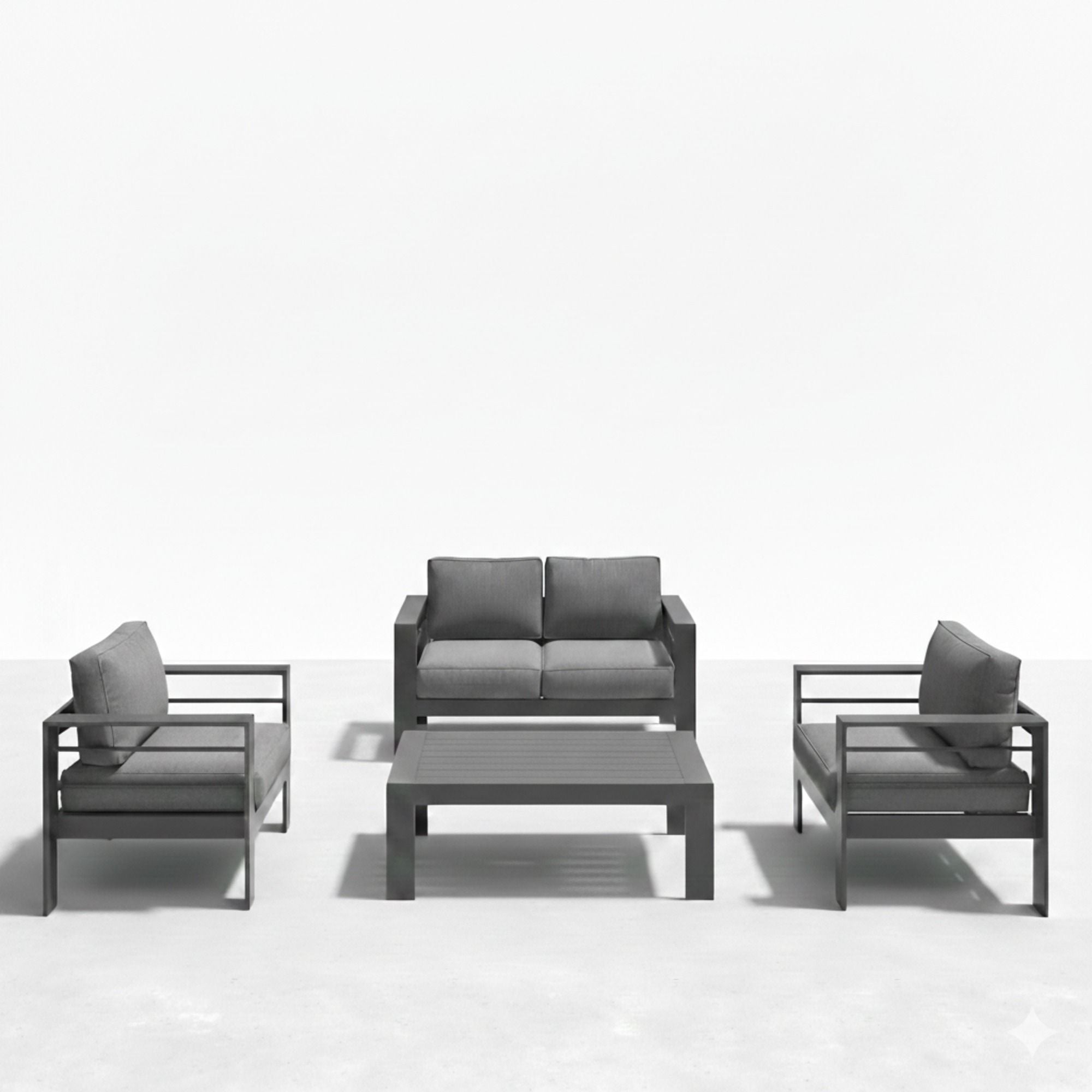 Outdoor Patio Set, All-Weather & Thick Cushions