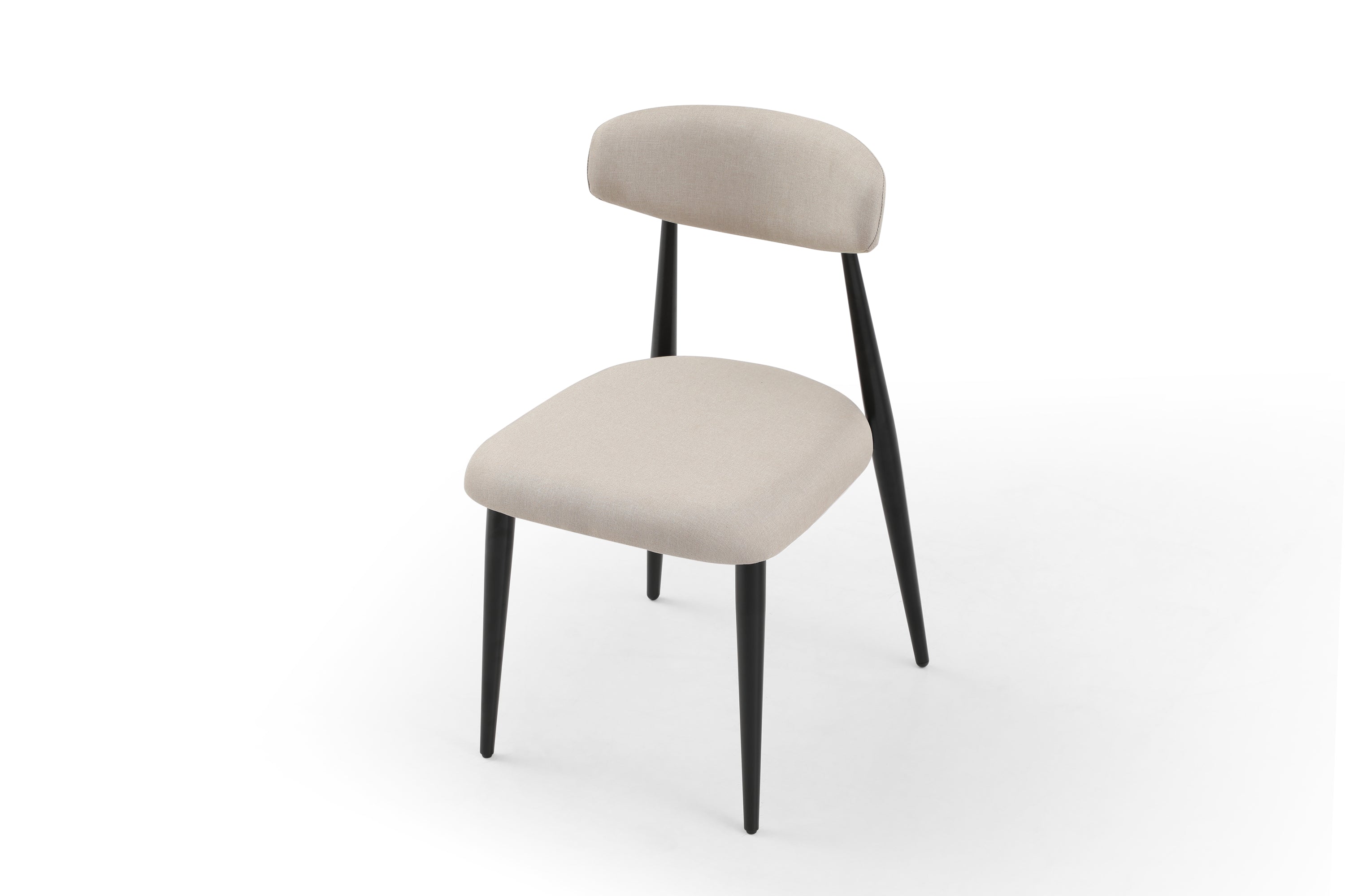 Modern Dining Chairs Set of 2 Light Grey