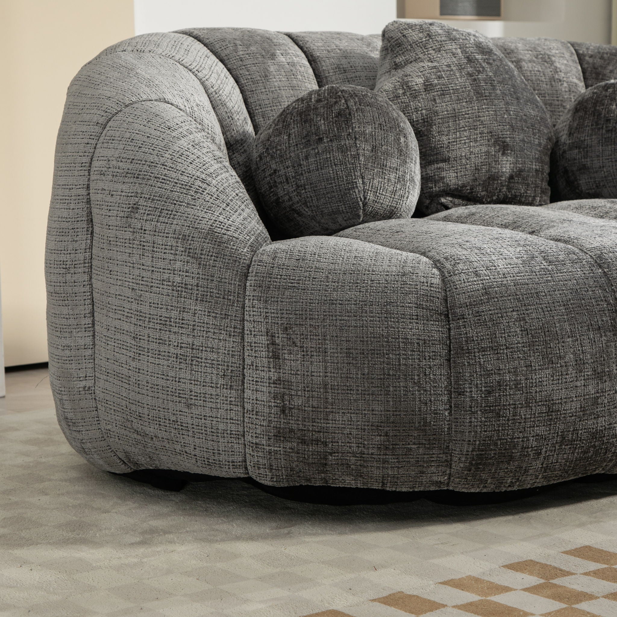 Bean Bag Lazy Sofa Durable Comfort Lounger High Back Bean Bag Chair Couch