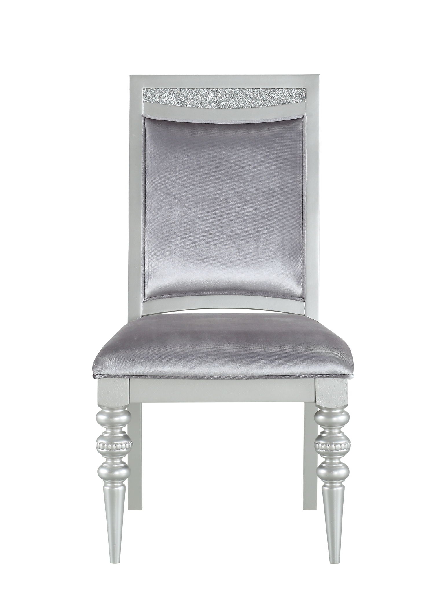 Maverick - Side Chair (Set of 2) - Silver - Best Buy Furniture