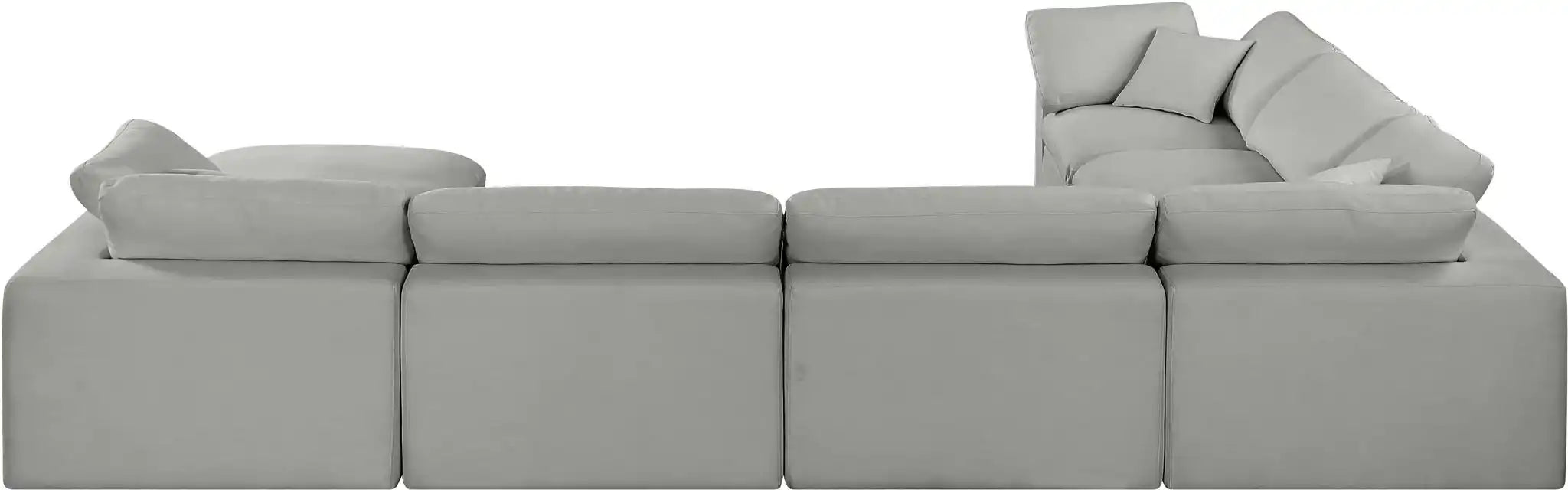 Comfy - 7 Piece Linen Modular Sectional With Chaise