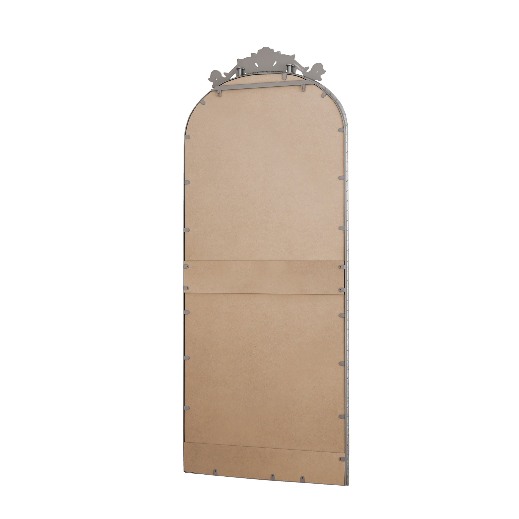Vintage Arched Full Body Mirror, Wall Mounted For Living Room