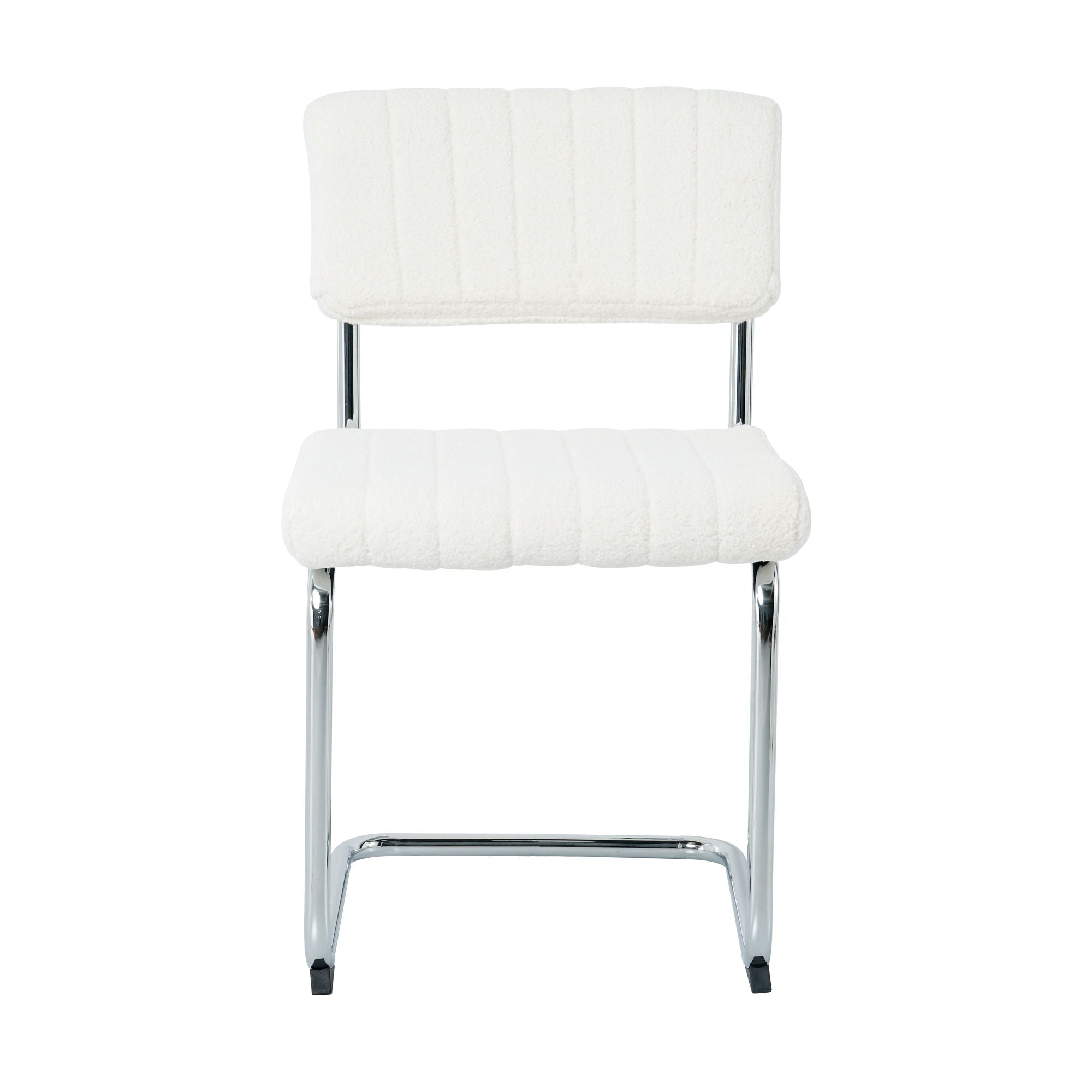 Modern Luxury Dining Chair With Metal Legs And Bow Design (Set of 4)