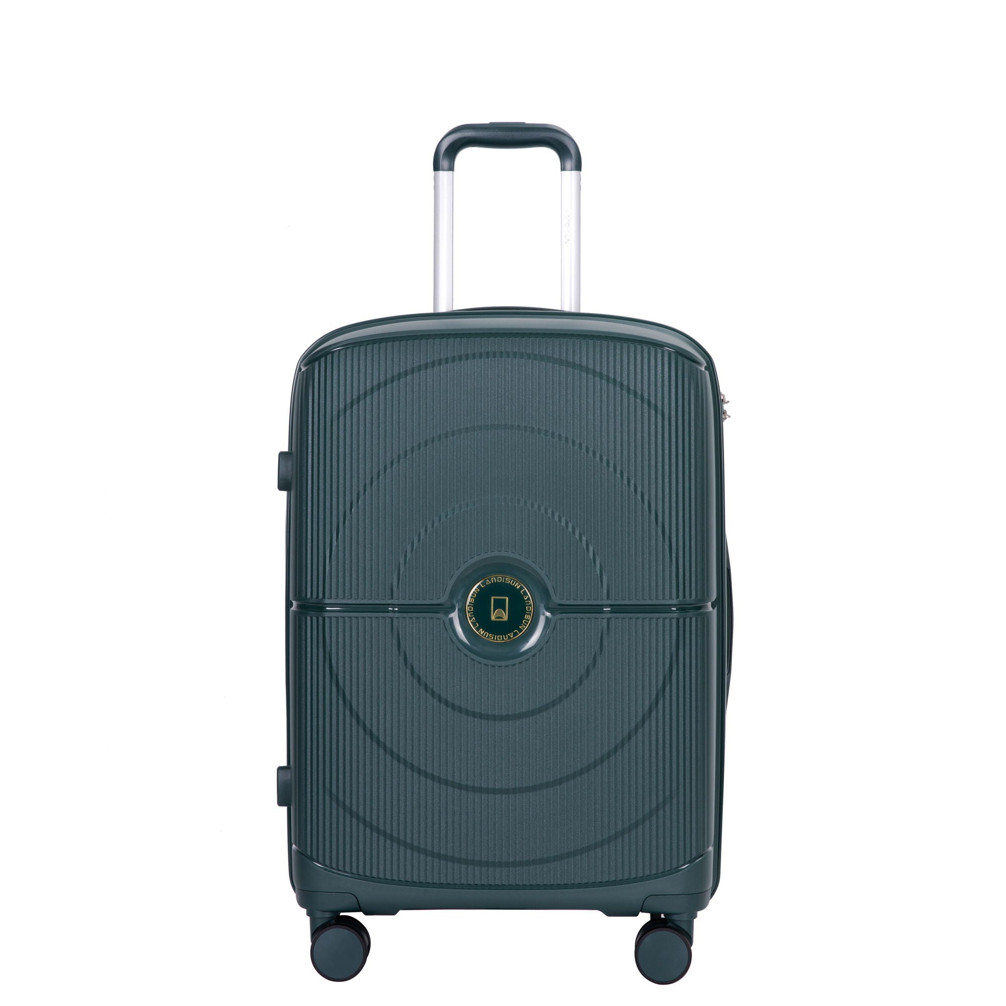 3 Piece Set Expandable Hardshell Suitcase Double Spinner Wheels