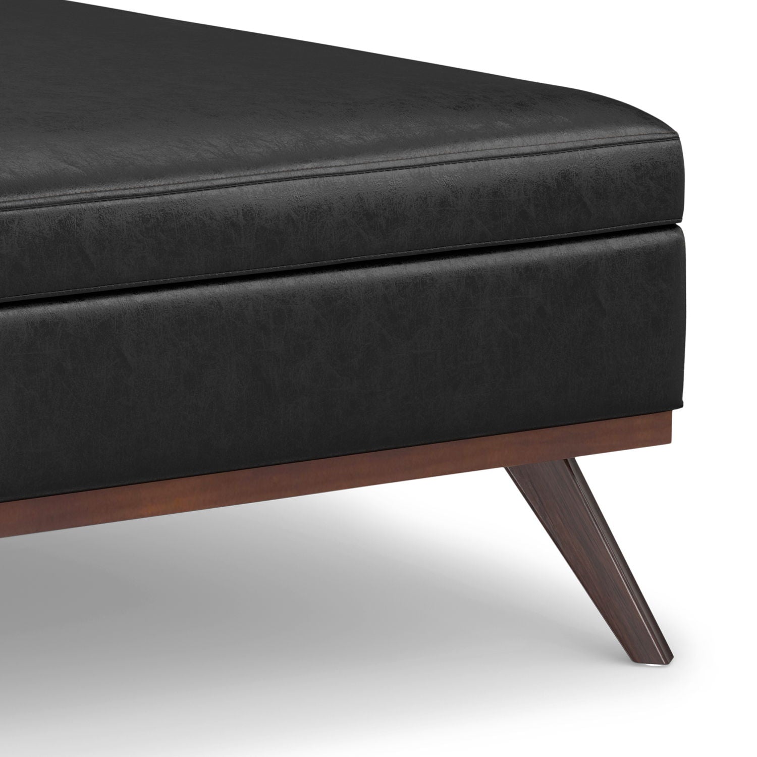 Owen - Multifunctional Square Coffee Table Storage Ottoman - Best Buy Furniture