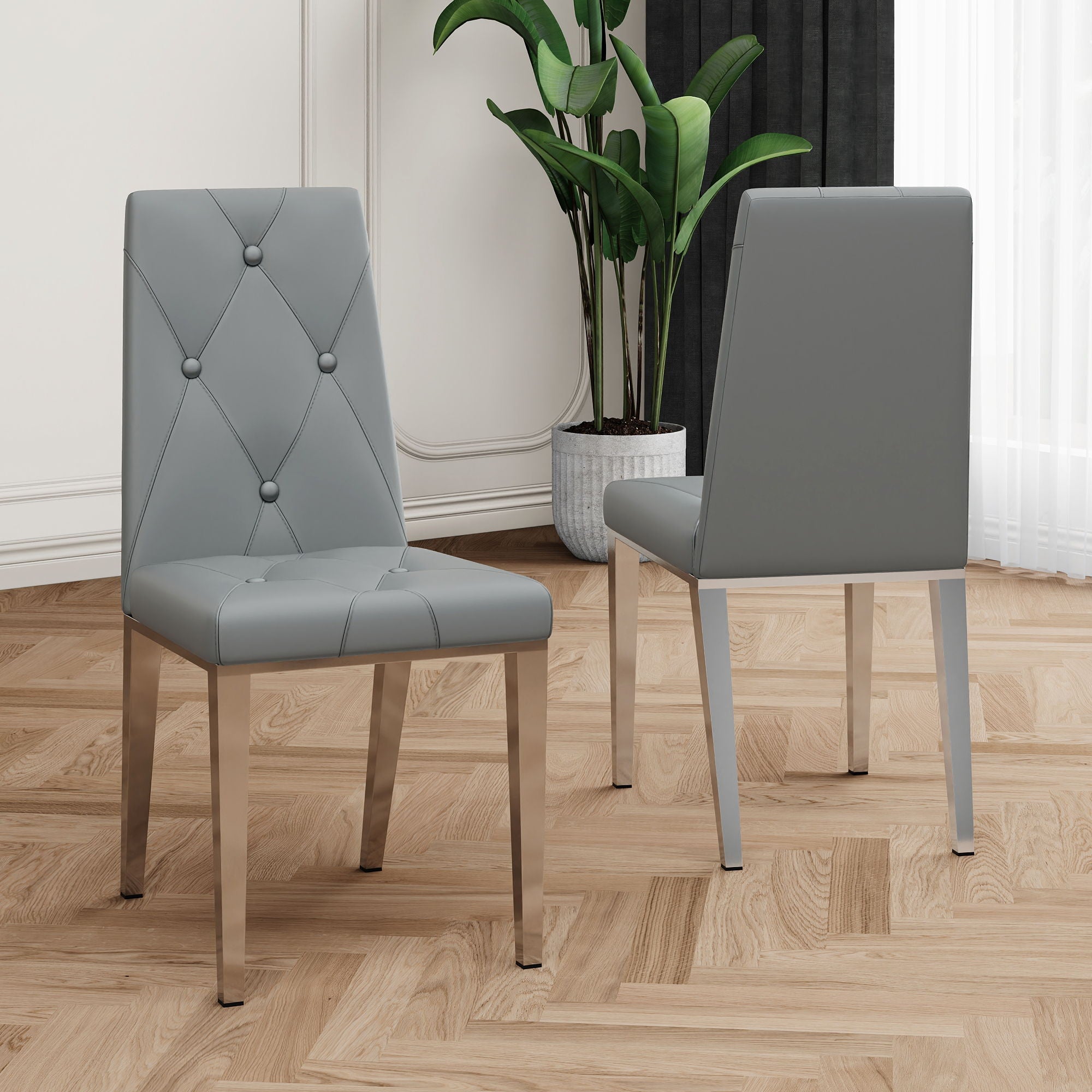 Modern Light Luxury Dining Chair (Set of 2)