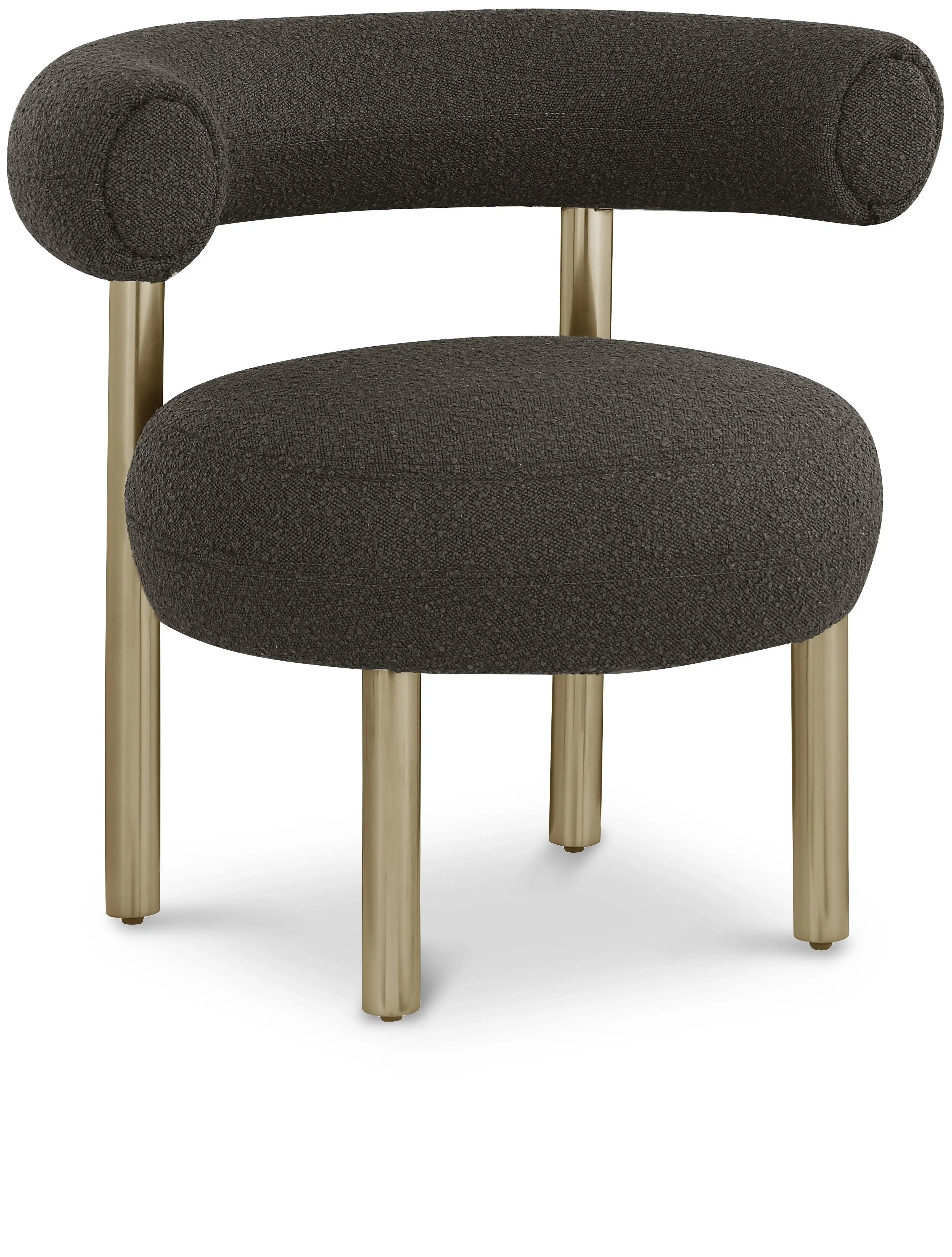 Bordeaux - Boucle Fabric Accent Chair