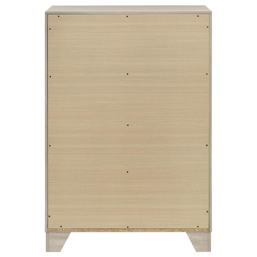 Trenton - 4-Drawer Bedroom Chest Of Drawers - Rustic Cream - Best Buy Furniture